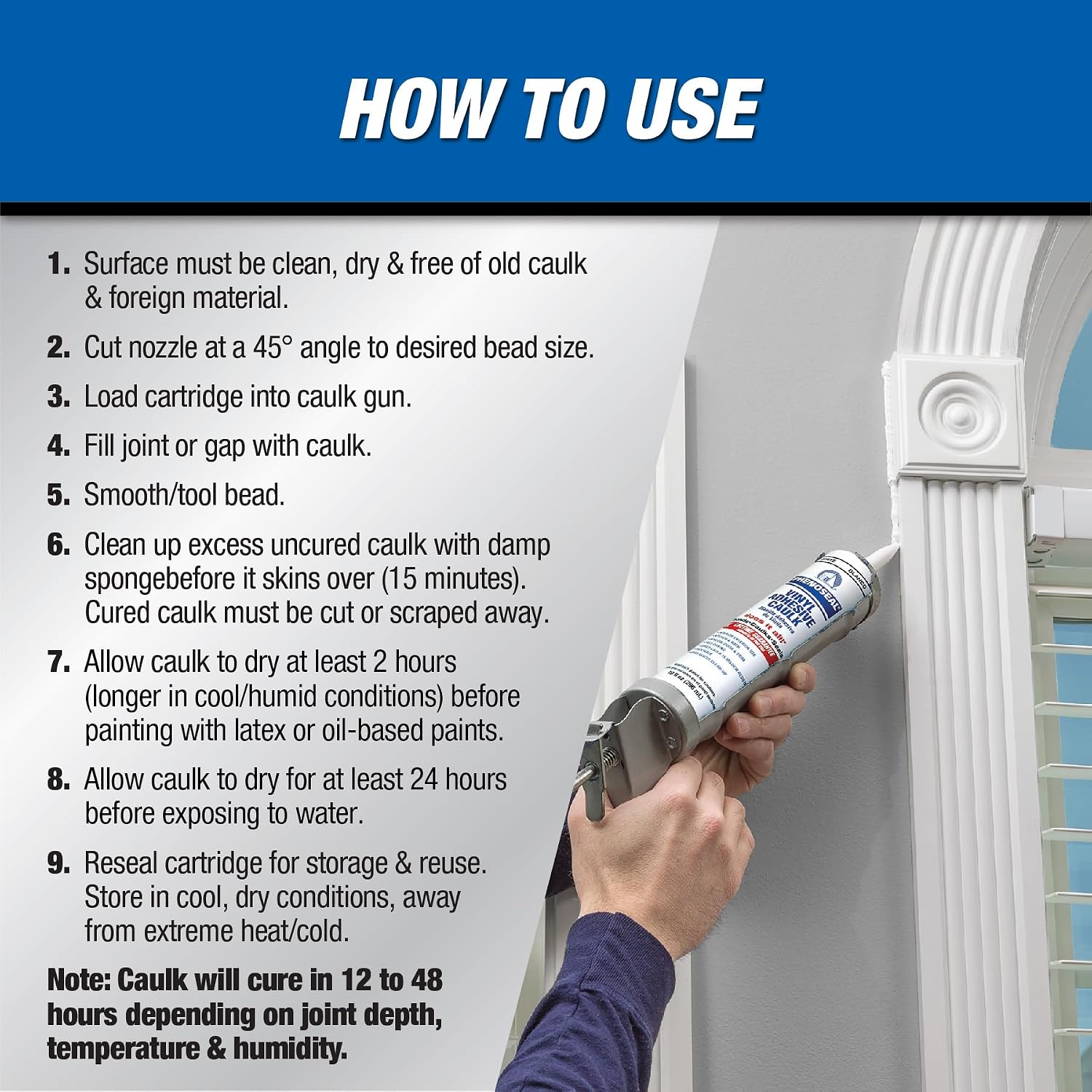 Dap 00005 6 Pack White Phenoseal Does It All Vinyl Adhesive Caulk 10-Ounce