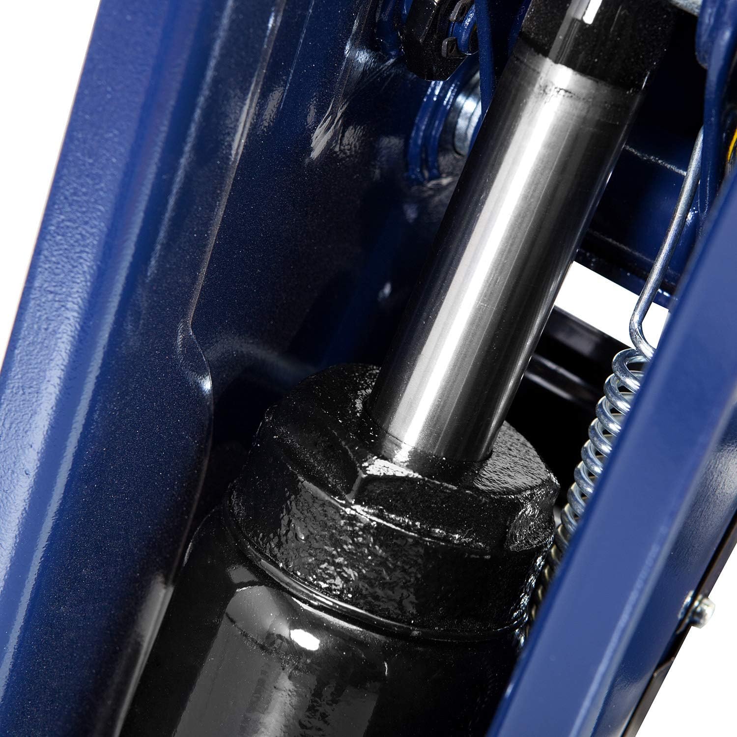 TCE TCET825051 Torin Hydraulic Low Profile Trolley Service/Floor Jack with Single Piston Quick Lift Pump, 2.5 Ton (5,000 lb) Capacity, Blue