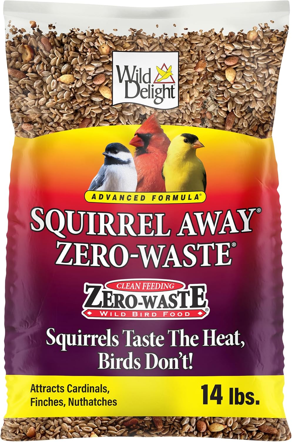 Wild Delight Deck, Porch N' Patio No Waste Bird Food, 5 lb, (374050)