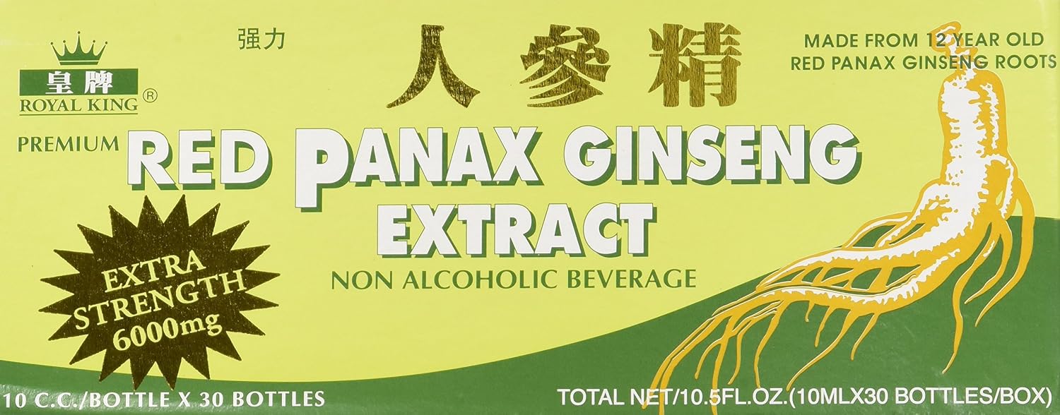 Royal King Red Panax Ginseng Extract 6000mg 10c.c./bottle X 30