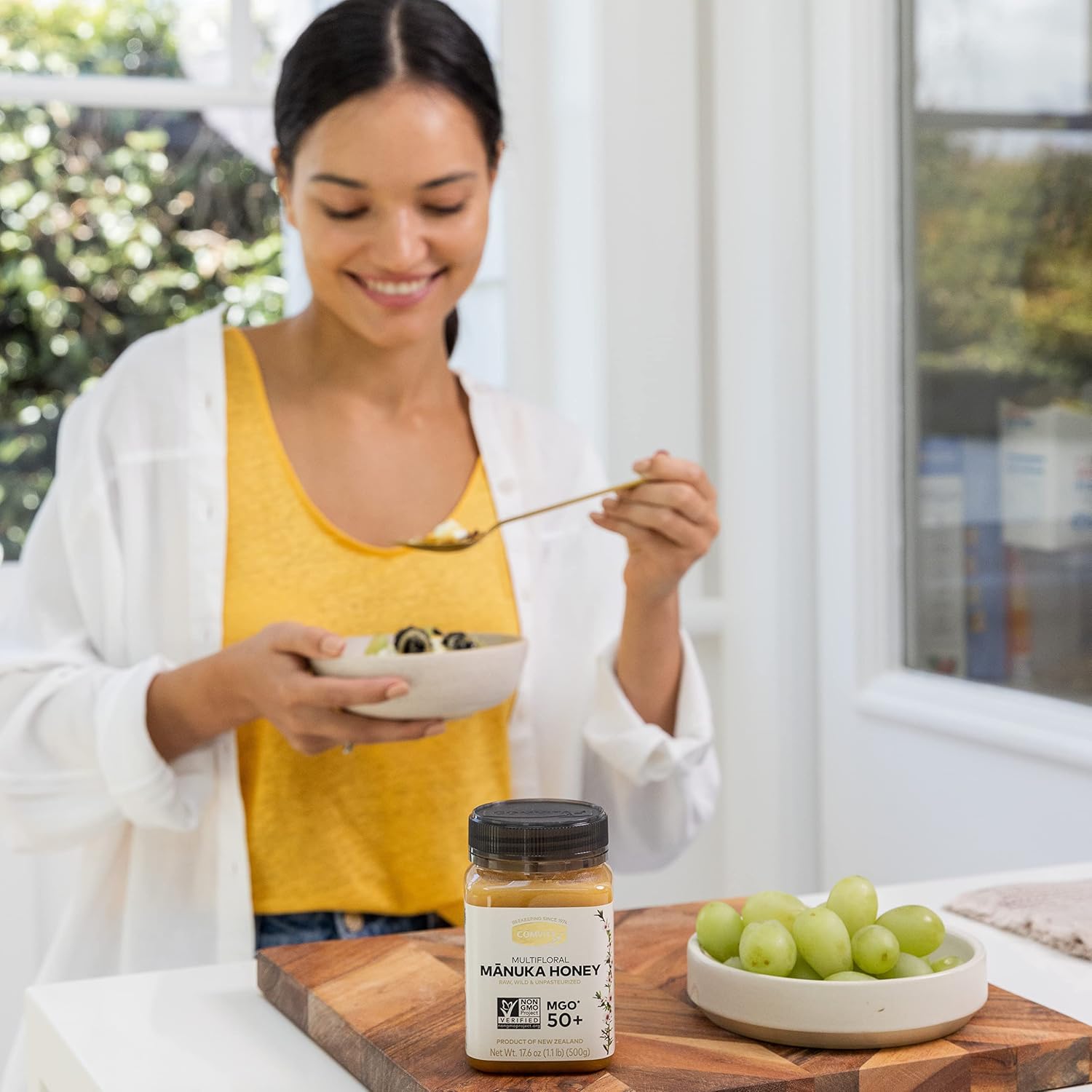 Comvita Manuka Honey MGO 50+ Multifloral Non-GMO Raw Honey - 500g (17.6 Oz)