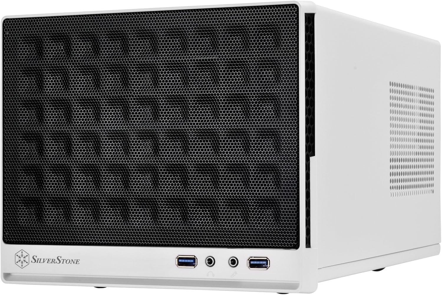 Silverstone Computer Case with Mesh Front Panel,Black (SG13B)