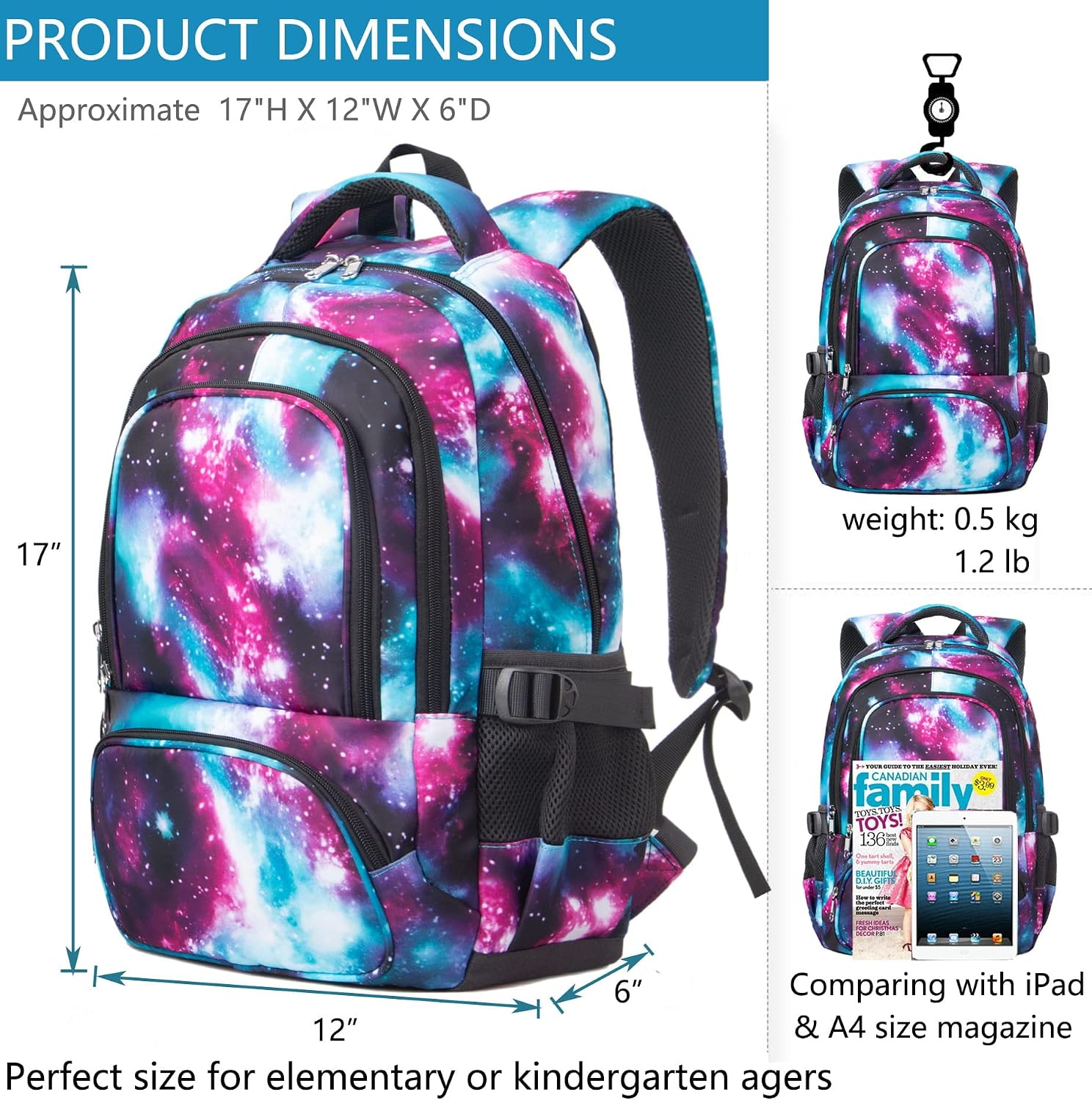 BLUEFAIRY Kids Backpack for Boys Elementary Book Bags Primary Middle School Bookbags for Childs Water Resistant Back to School Gifts Son Mochila
