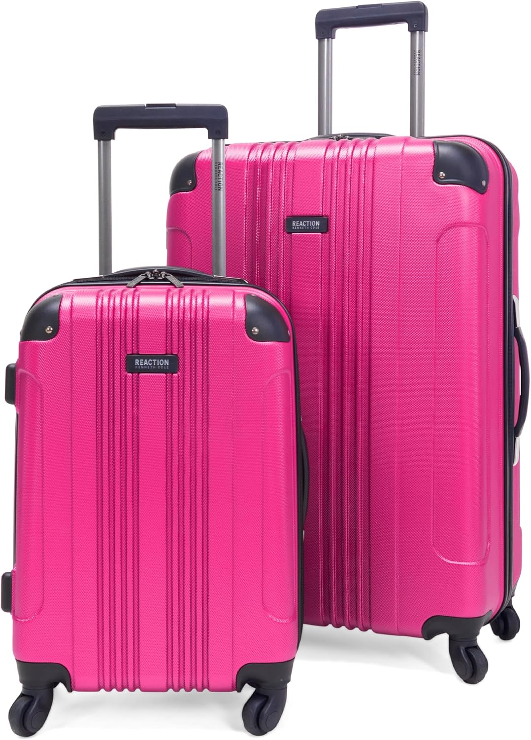 Kenneth Cole REACTION Out of Bounds Lightweight Hardshell 4-Wheel Spinner Luggage, Teal, 20-Inch Carry On