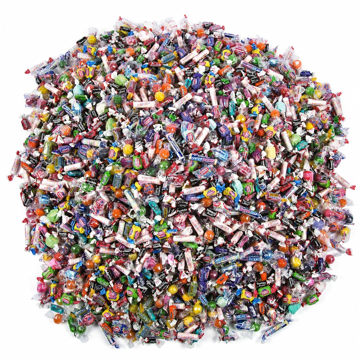 Fun Express Bulk Candy Variety Pack 30 lb, Approx 3000 Pieces | Individually Wrapped Assorted Candy, Halloween Trick Or Treat, Party Favors