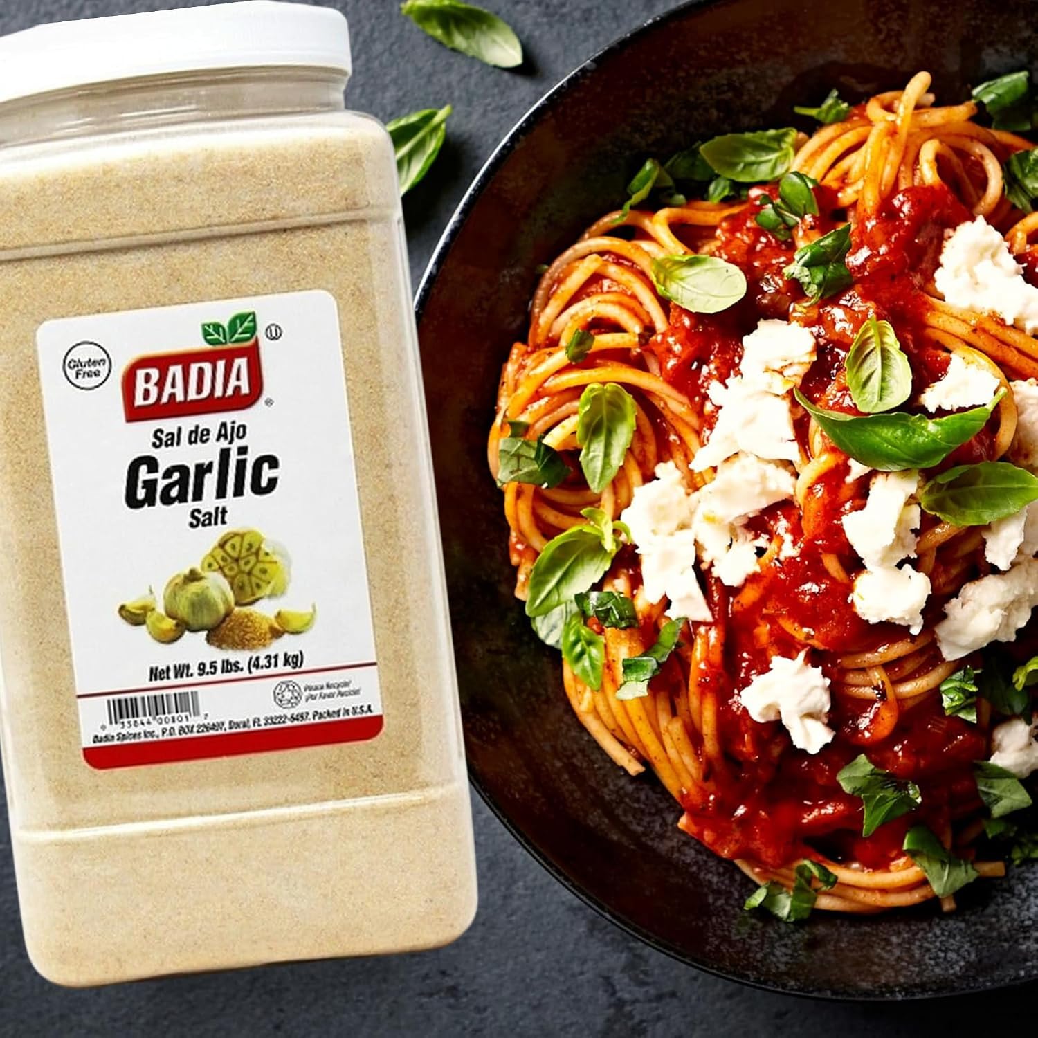 Badia Garlic Salt, 4.5 oz