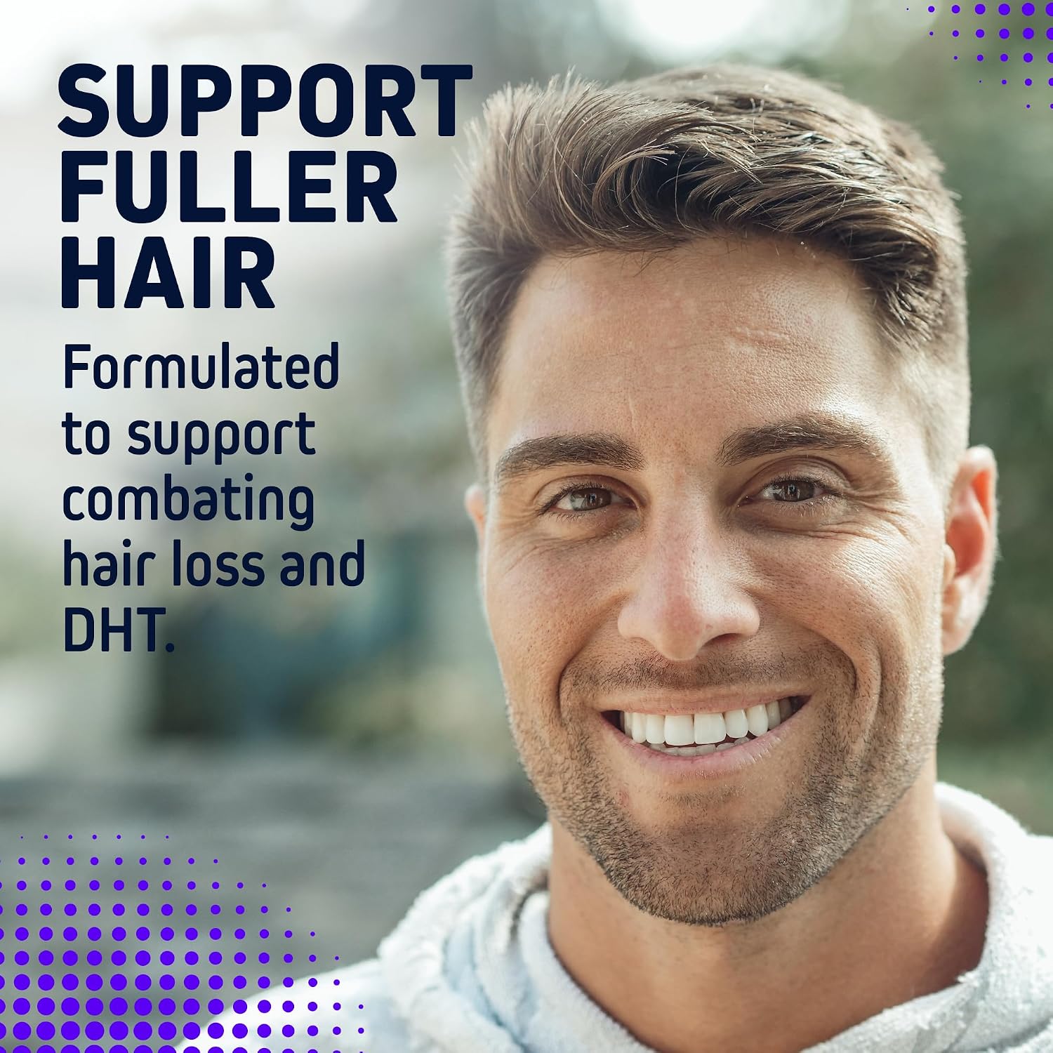 Dual Prostate & Hair Support for Men – Saw Palmetto, Beta-Sitosterol