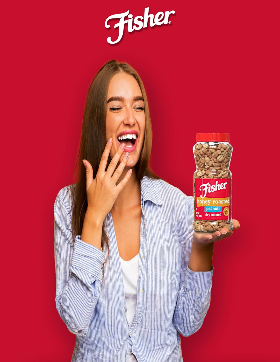 Fisher Snack Butter Toffee Peanuts, 42 Ounces (Pack of 1), No Artificial Colors or Flavors, 100% Recyclable