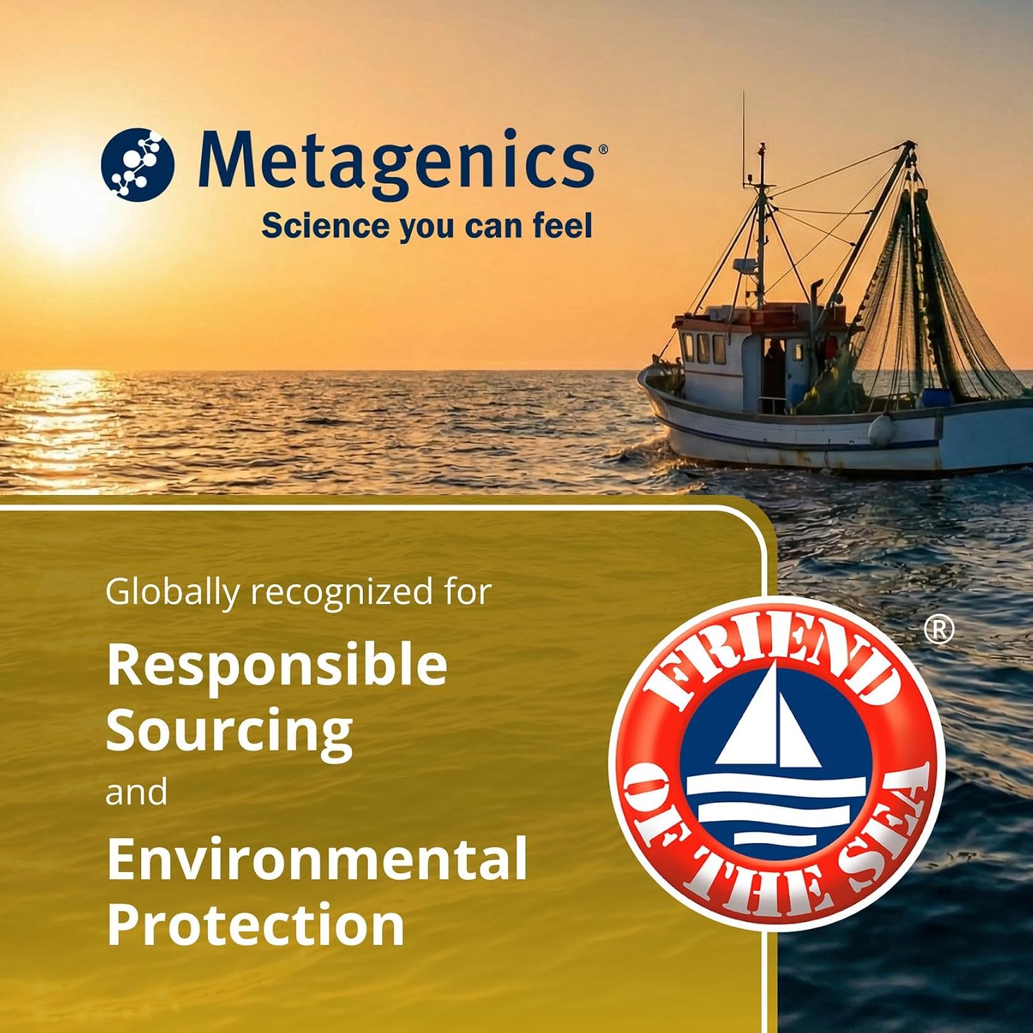Metagenics OmegaGenics EPA-DHA 500 - High Potency Fish Oil Supplement for Cardiovascular Health* - Sustainably Sourced & Purity Tested - Non-GMO & Gluten-Free - 120 Softgels