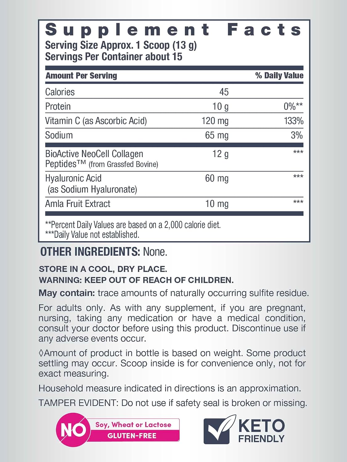NeoCell Collagen Peptides Powder | 6.9 oz | Unflavored Supplement | with Vitamin C and Hyaluronic Acid | Advanced Formula | Hair, Skin, & Nails | for Women and Men | With Vitamin C and Hyaluronic Acid | Advanced Formula | Hair, Skin, & Nails | for Women…