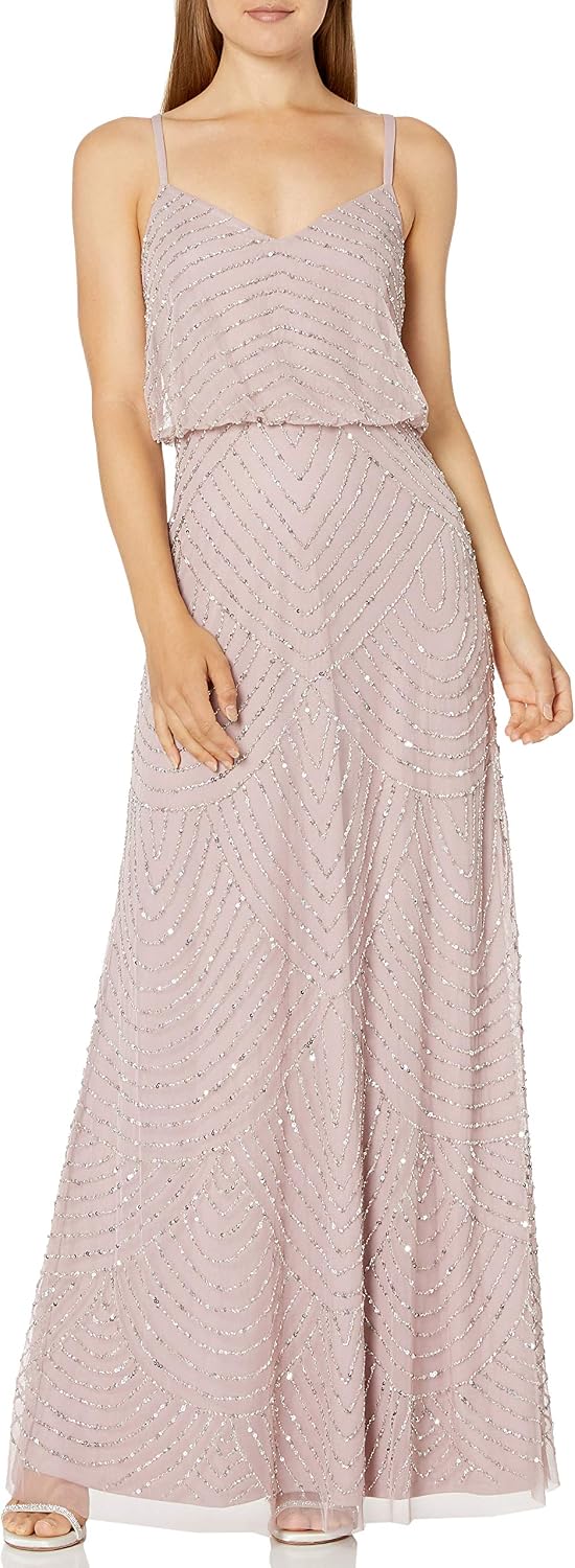 Adrianna Papell Women's Long Blouson Dress