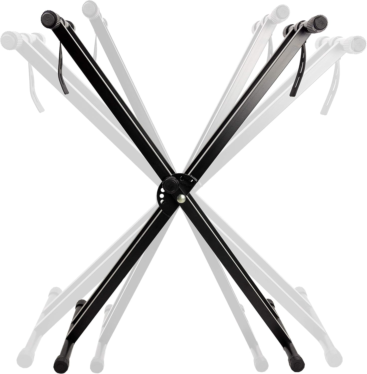 RockJam RJX29 Adjustable X Frame Keyboard Stand with Locking Straps