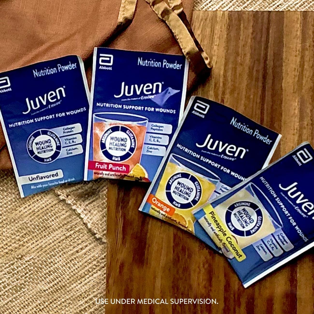 Juven Nutrition Support for Wound Healing, Fruit Punch, 48ct
