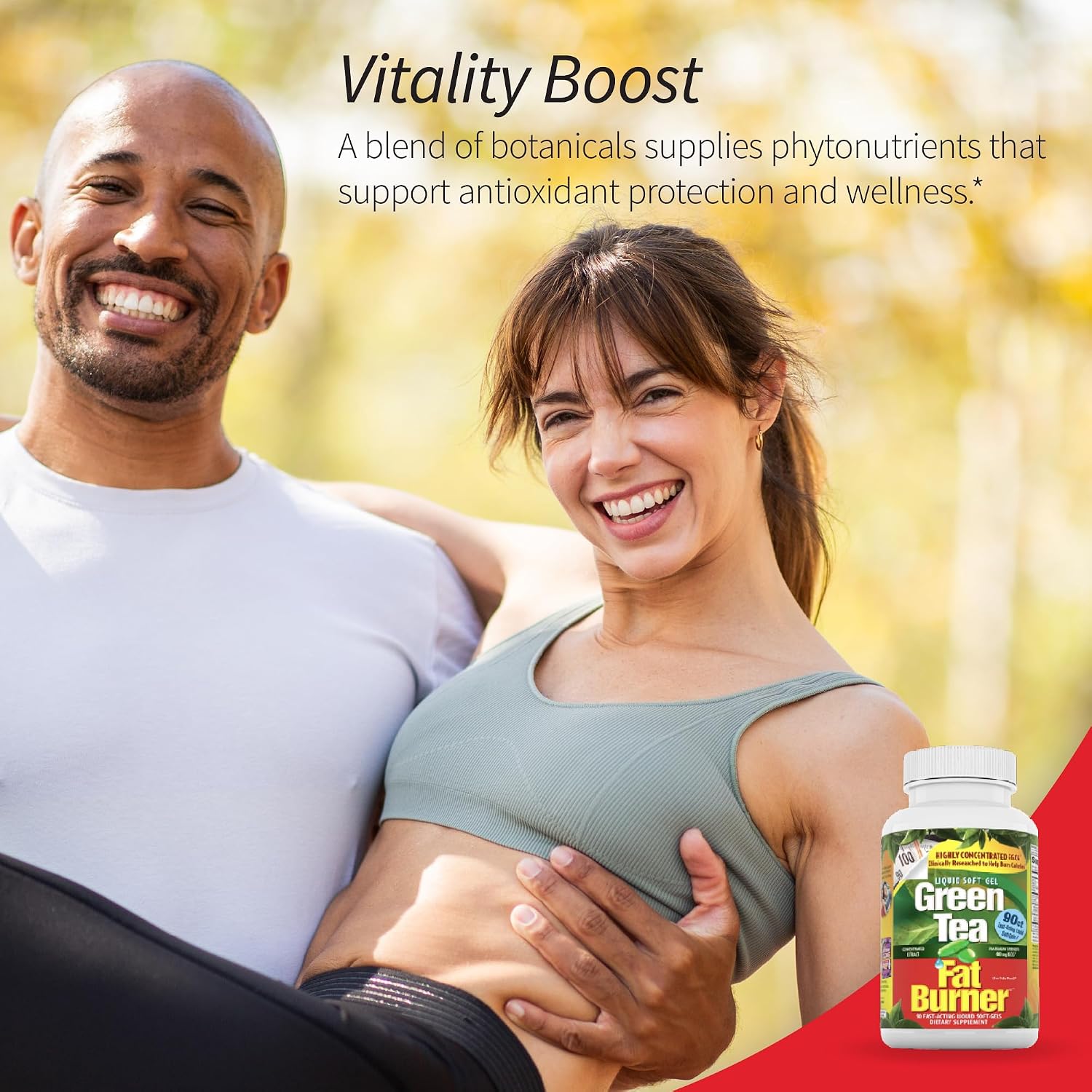 Applied Nutrition Green Tea Fat Burner Weight Loss 90 Softgels Pack of 2 | Supports Weight Management for Women and Men | Metabolism Support | 2 X 90 Liquid Soft-Gels