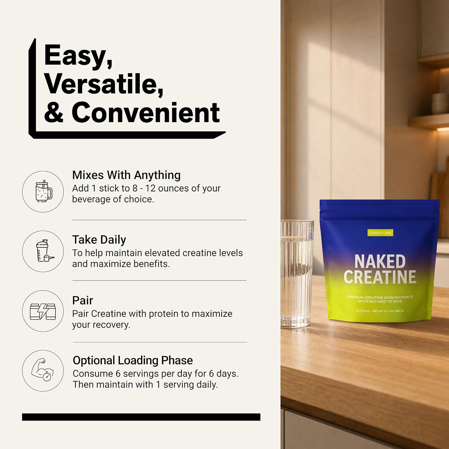 NAKED Pure Micronized Creatine Monohydrate – 200 Servings, 1,000g Bulk – NSF Certified, Vegan, Non-GMO, Gluten & Soy Free - Muscle Building, Strength Training, Gym & Fitness Supplement