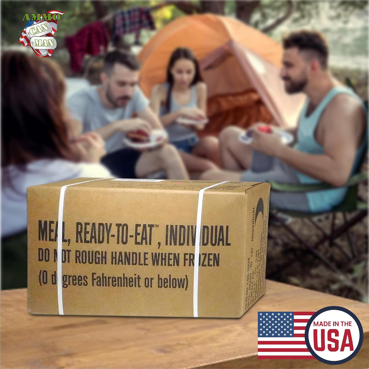 U.S. Military MRE 12-Pack, Flameless Heaters, Freeze Dried, 2023 Inspection | Genuine Military MRE with Flameless Heaters, Entree & Side Dishes