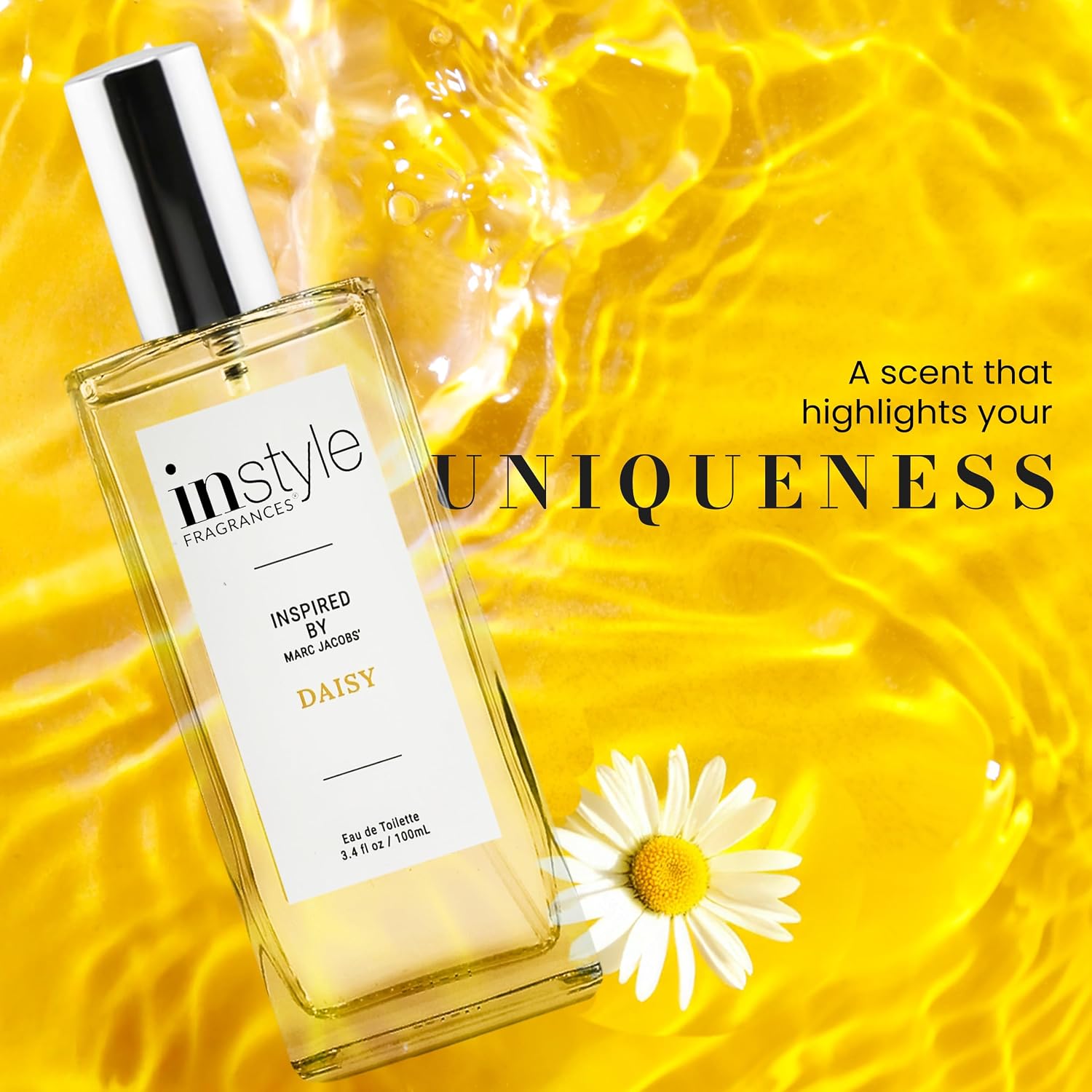 Instyle Fragrances | Inspired by Ralph Lauren's Romance | Women’s Eau de Toilette | Vegan, Paraben Free, Phthalate Free | Never Tested on Animals | 3.4 Fluid Ounces