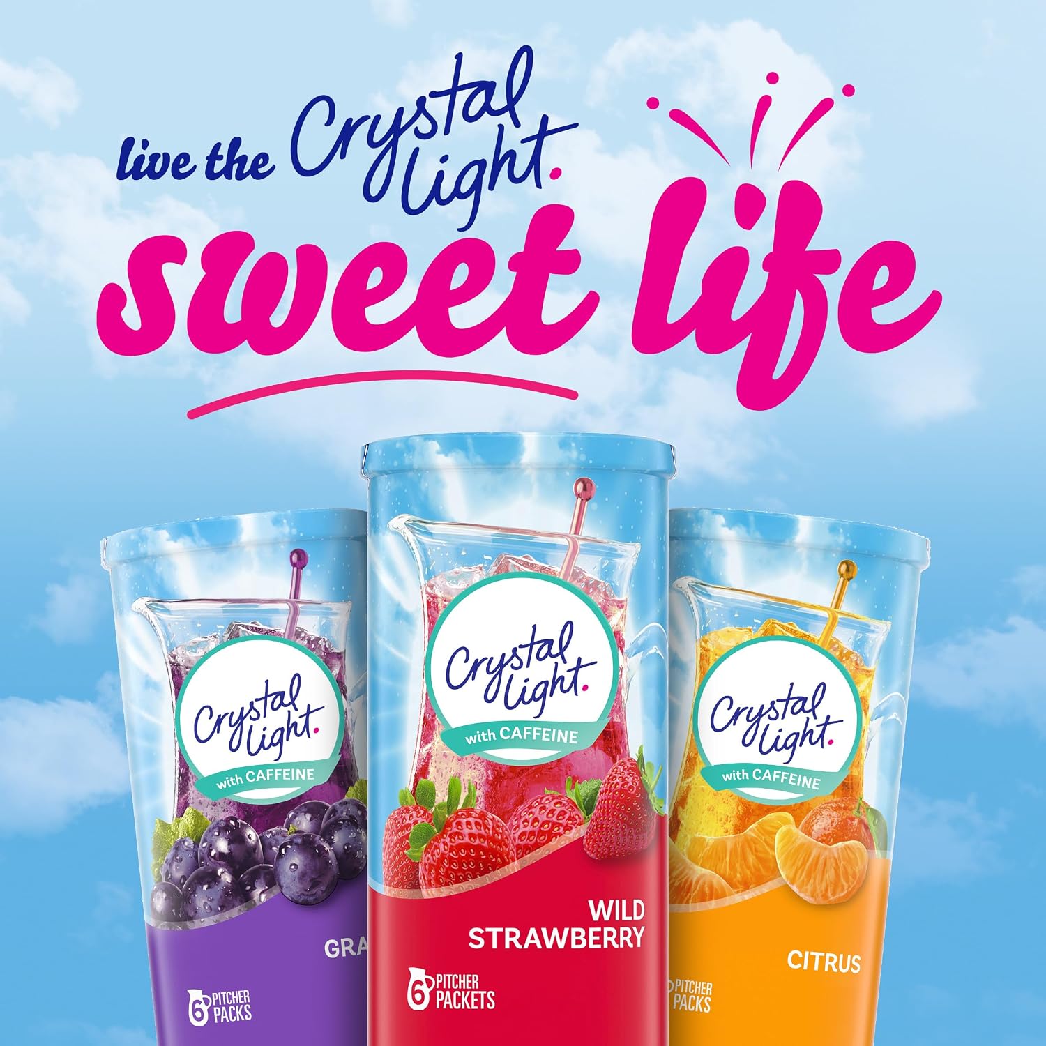 Crystal Light Powdered Drink Mix, 120 On-the-Go Pkts, Wild Strawberry
