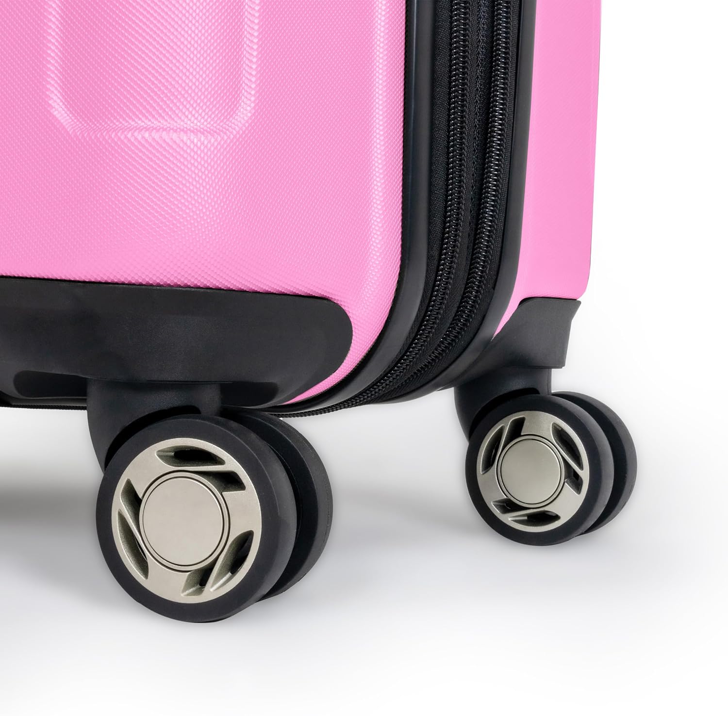 Kenneth Cole REACTION Renegade Luggage Expandable 8-Wheel Spinner Lightweight Hardside Suitcase, Champagne, 20-Inch Carry On