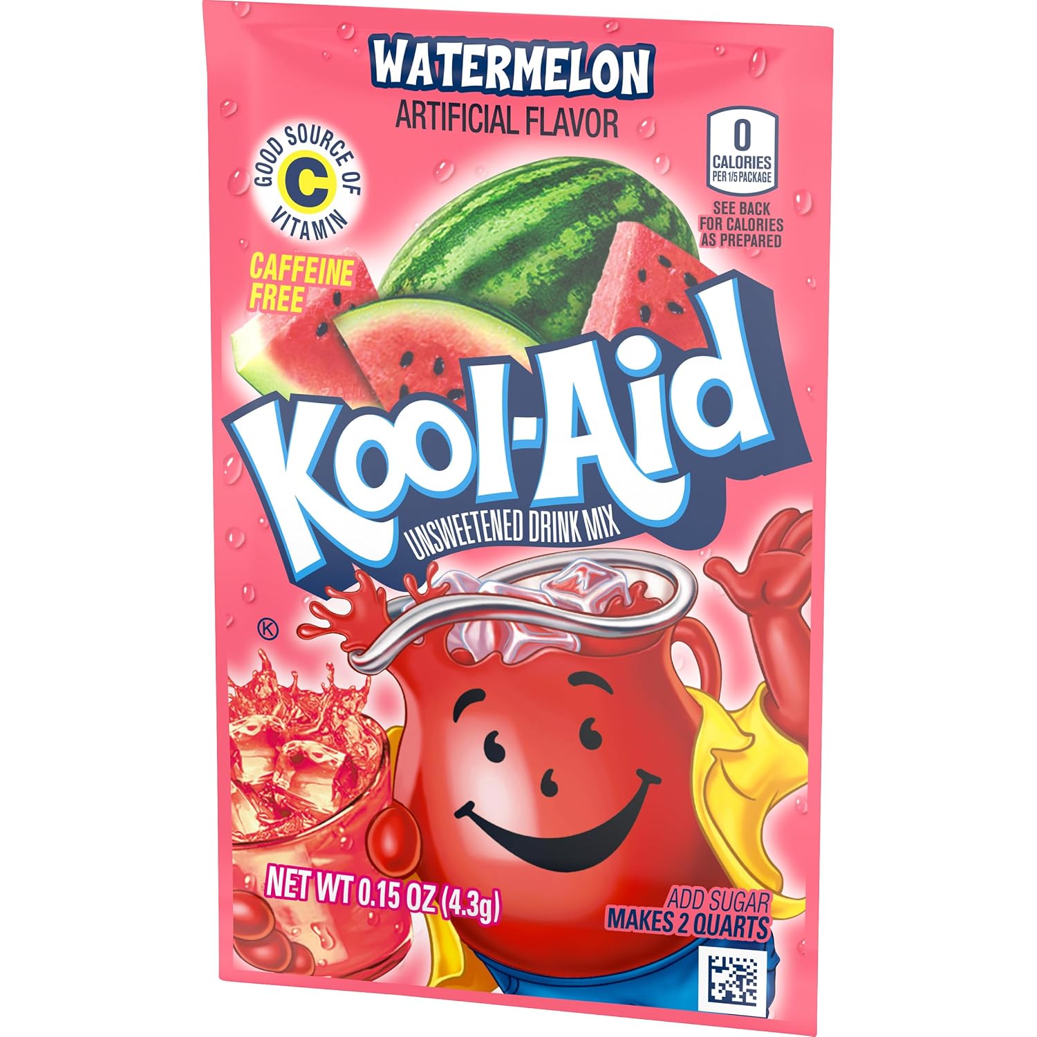 Kool-Aid Tropical Punch Flavored Unsweetened Caffeine Free Powdered Drink Mix (96 Packets)