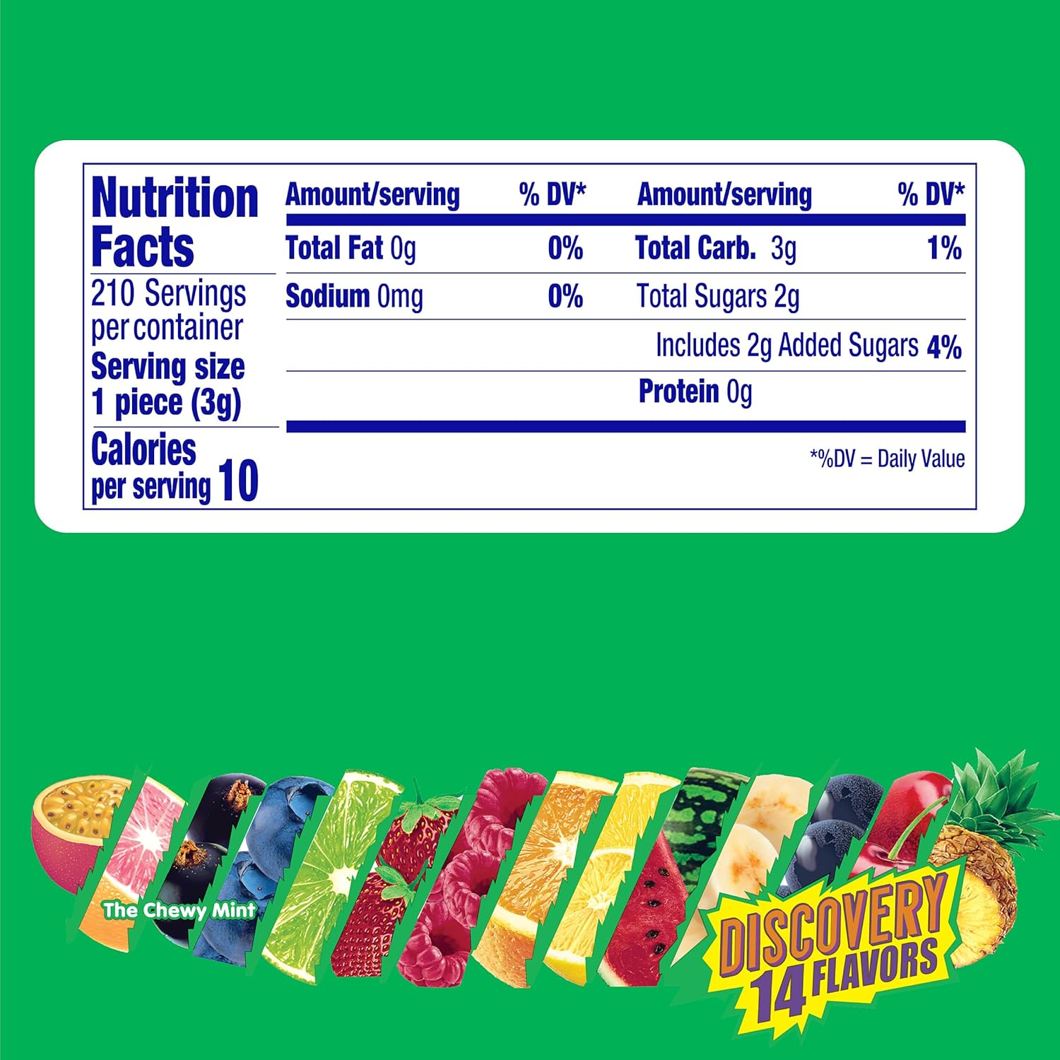 Mentos Chewy Mint Candy Roll, Cinnamon, 14 Pieces Per Roll, 15 Count Pack