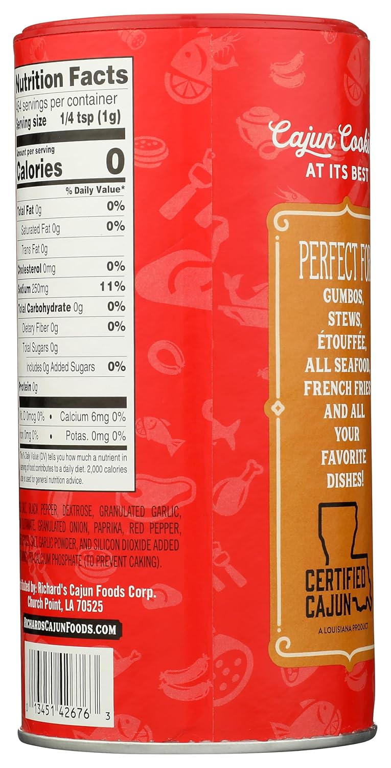 Richard's Cajun Seasoning, 16 Ounces