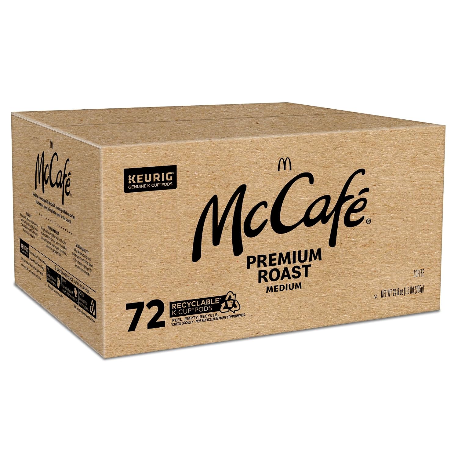 McCafe Premium Roast Coffee, Single Serve Keurig K-Cup Pods, Medium Roast, 84 Count