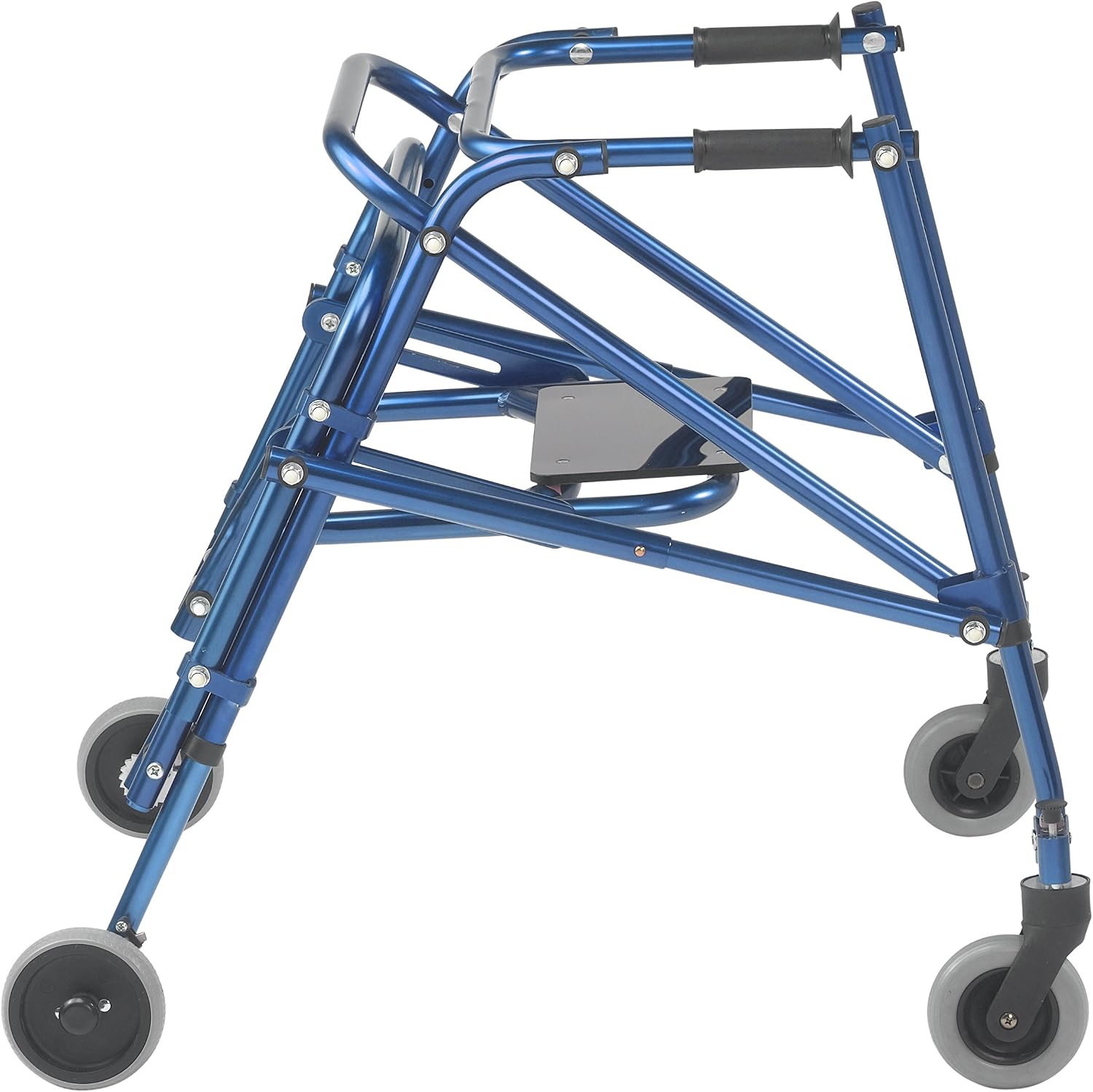 Inspired by Drive Nimbo 2G Posterior Walker with Seat, Wizard Purple, Small | Lightweight Posterior Walker with Padded Seat Lets Users Rest and Move Safely with Adjustable, Sturdy Support