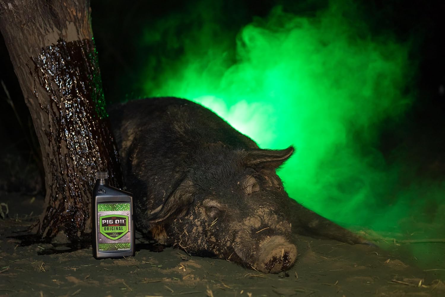 Pig Oil - Wild Hog Attractant - Long Lasting Hog Hunting Lure for attracting and harvesting Feral Hogs Around Your Feeder or Stand