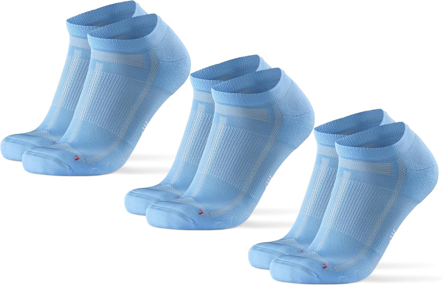 DANISH ENDURANCE Running Socks, Low-Cut, Anti Blister, 3 & 5-Pack