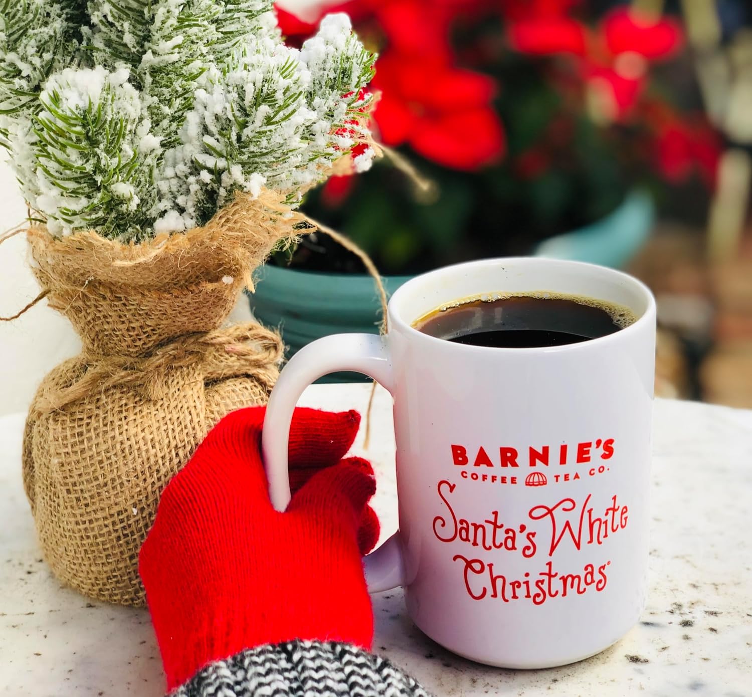 Barnie's Coffee English Salted Toffee Ground Coffee with Caramel, Molasses and Salted Creamy Butter Flavors, Medium Roasted Arabica Coffee Beans