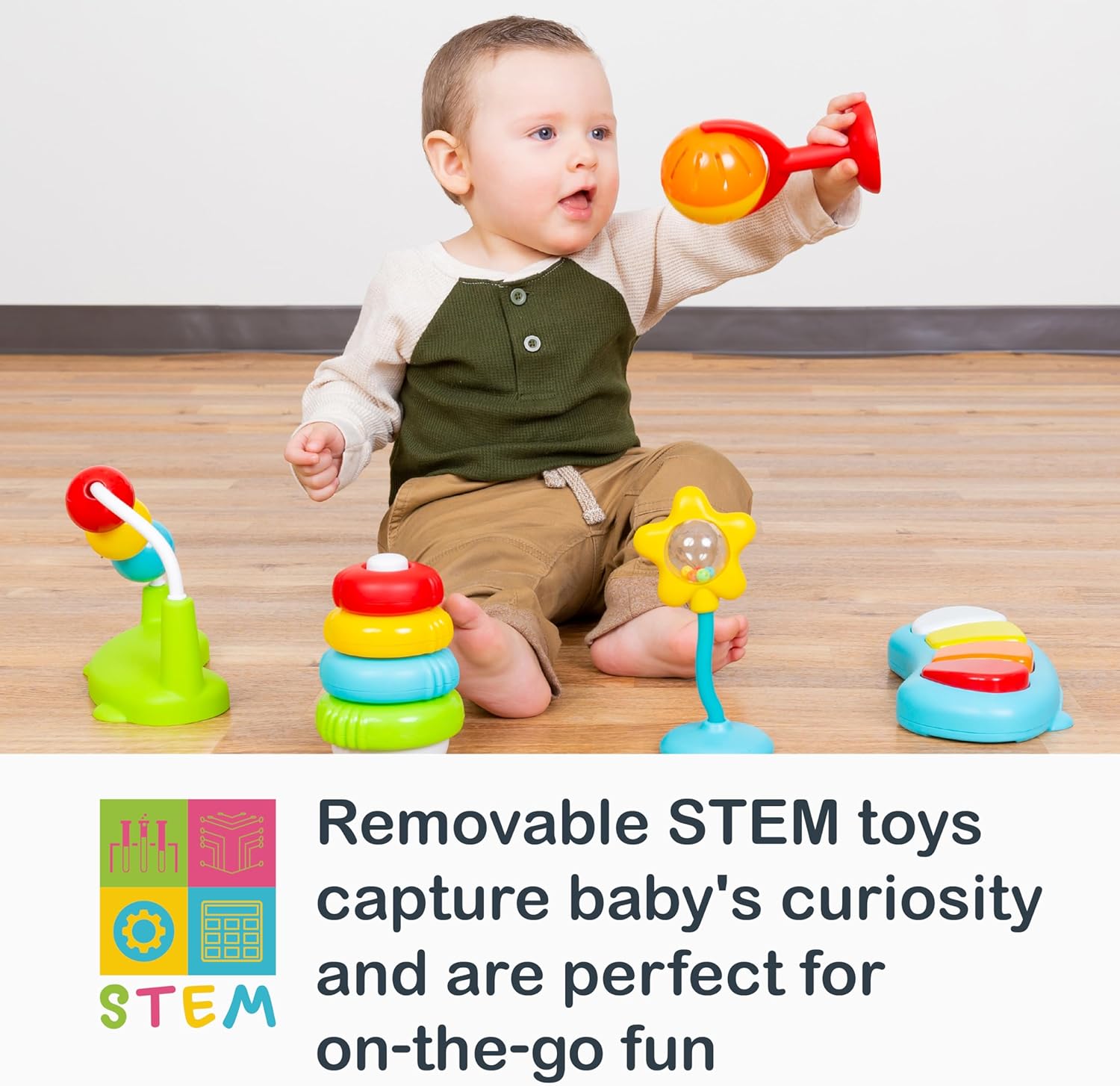 Smart Steps® Bounce N’ Play 3-in-1 Activity Center, Woodland Walk