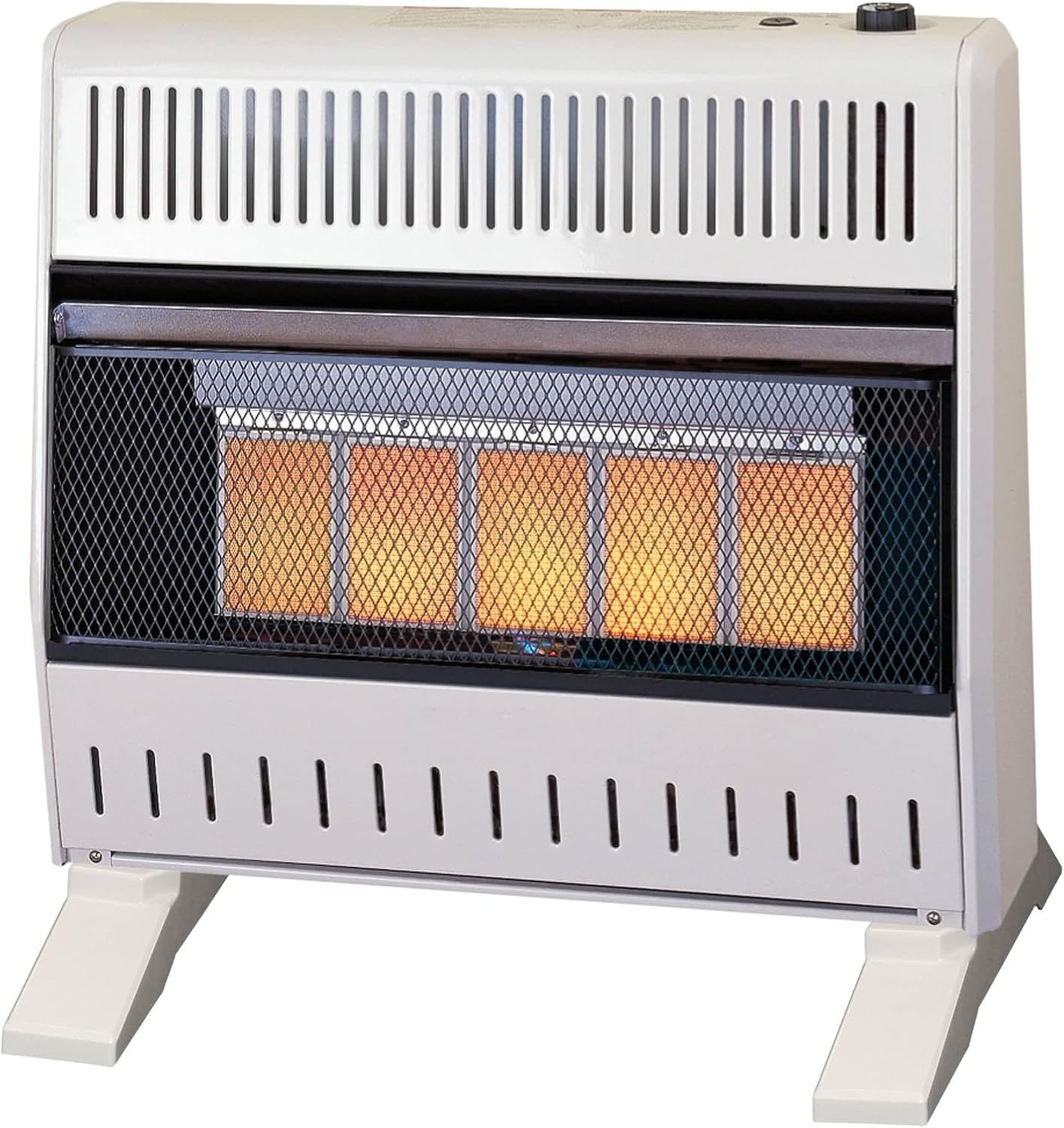 ProCom Heating Liquid Propane Ventless Infrared Plaque Heater With Base Feet - 10,000 BTU, Manual Control - Model# ML100HPA-B