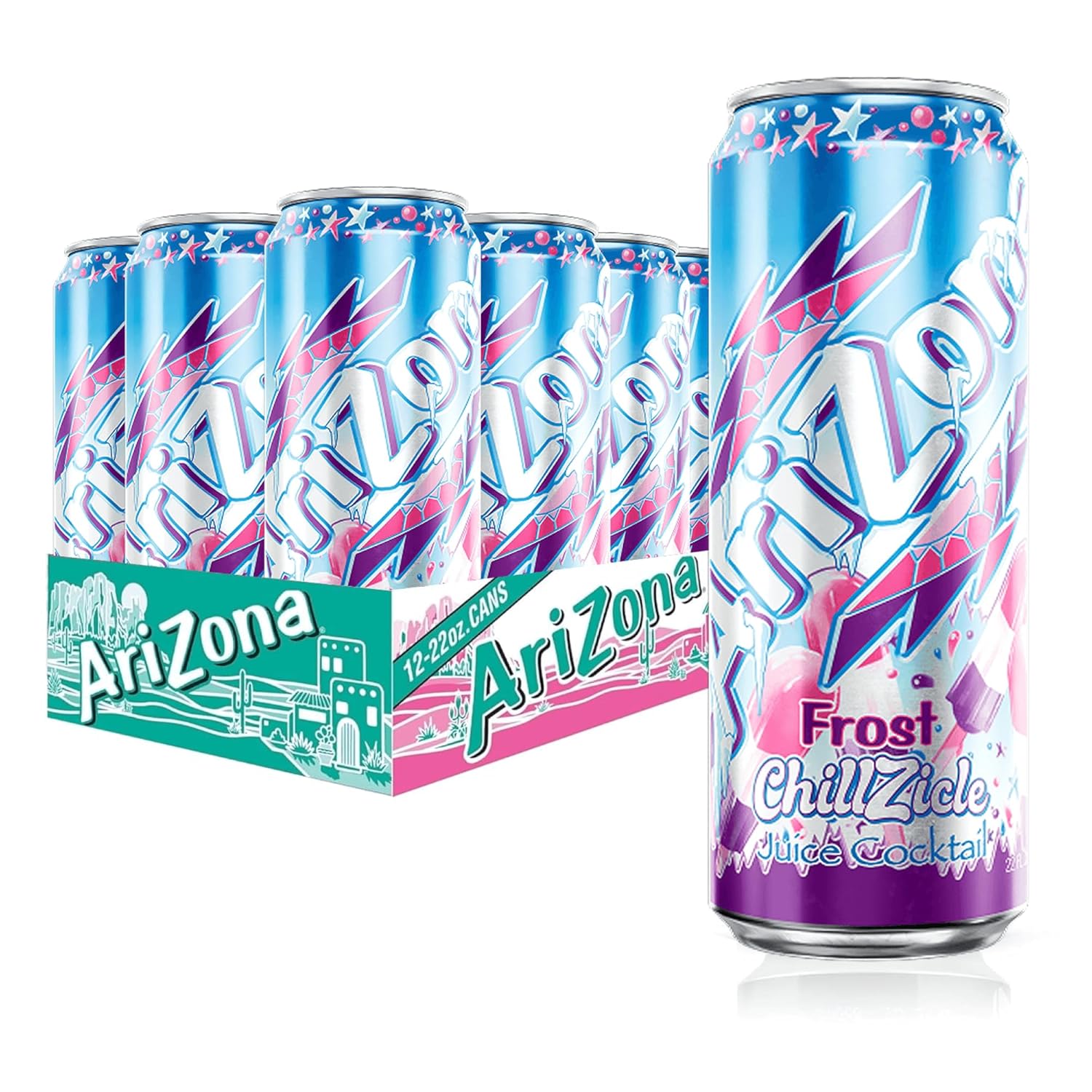AriZona Mucho Mango | Fruit Juice Cocktail | 22 Fl Oz (12 Pack)