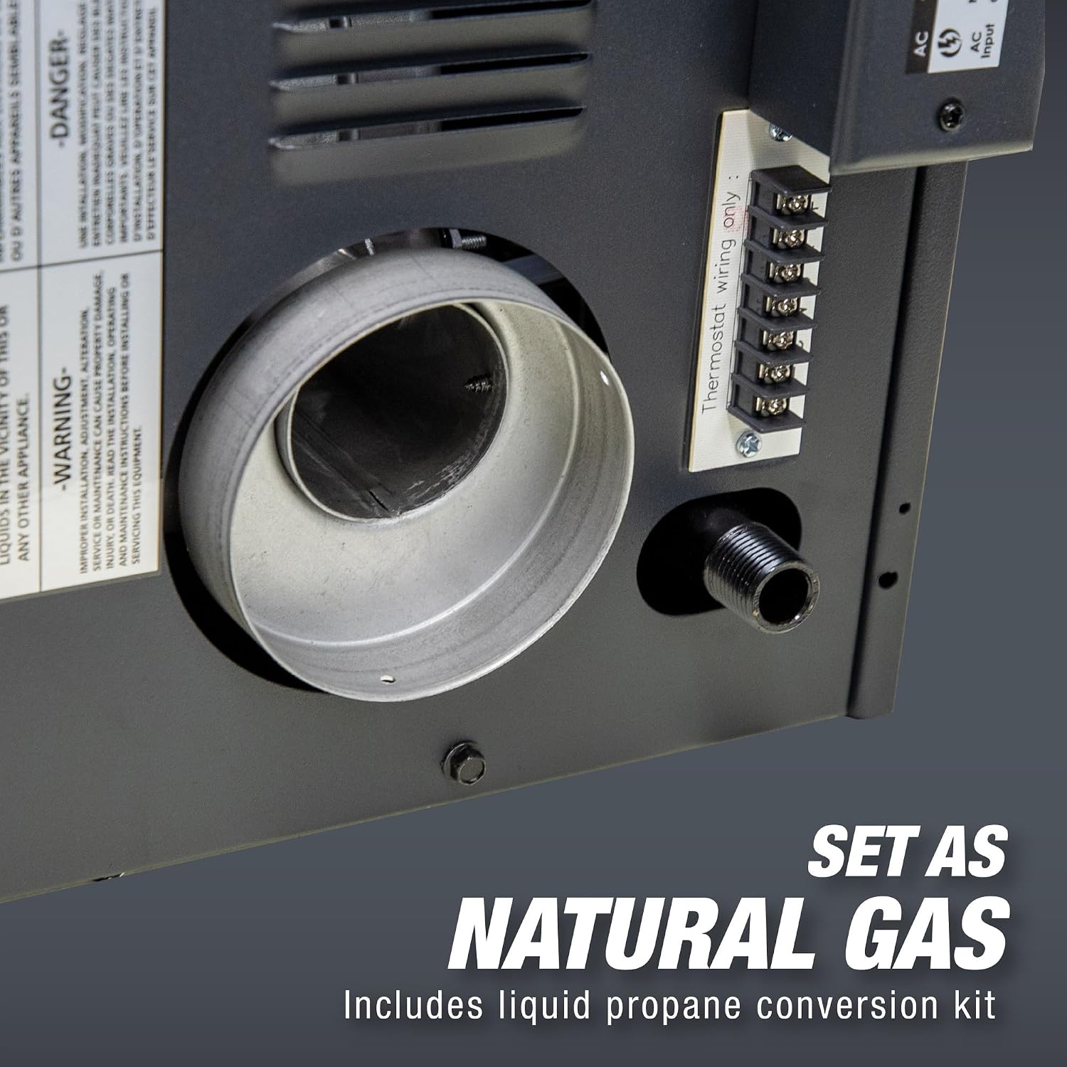 Mr. Heater 50,000 BTU Forced-Air Unit Heater (Propane or Natural Gas)