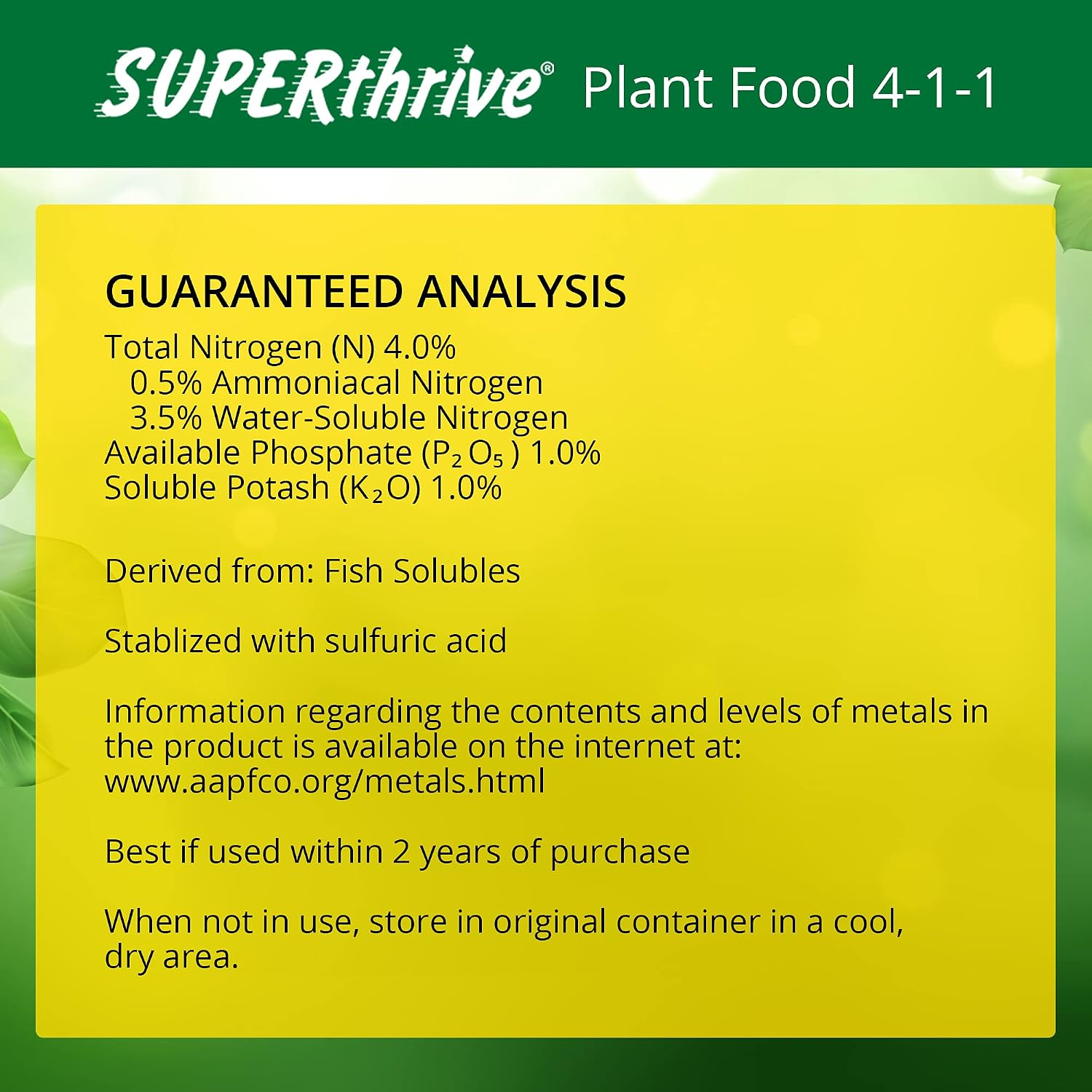 SUPERthrive Plant Food for All Plants