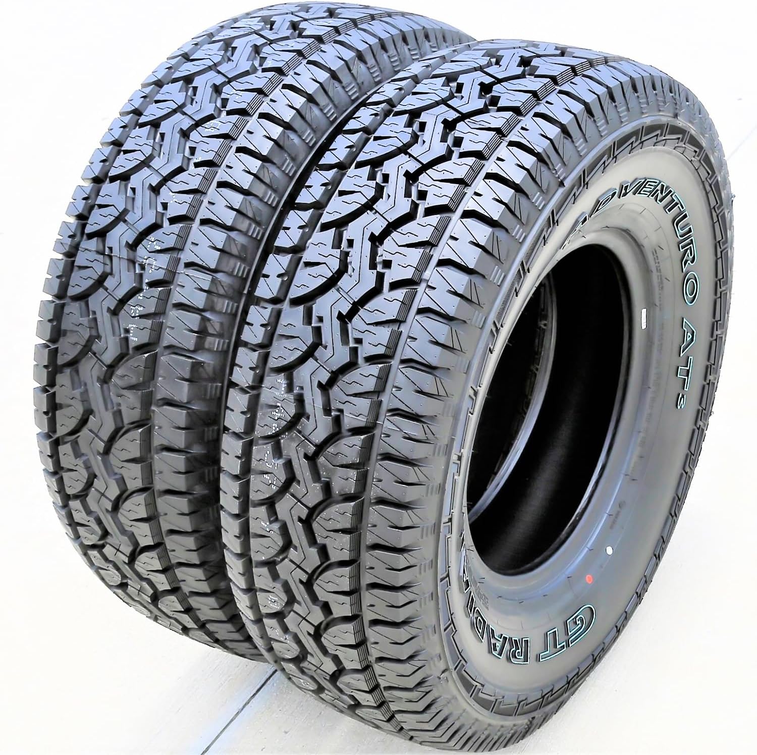 GT Radial Adventuro AT3 P265/70R17 113T | Truck/SUV All Terrain All Season Traction 113T Rated Standard Load Radial Construction Outlined White