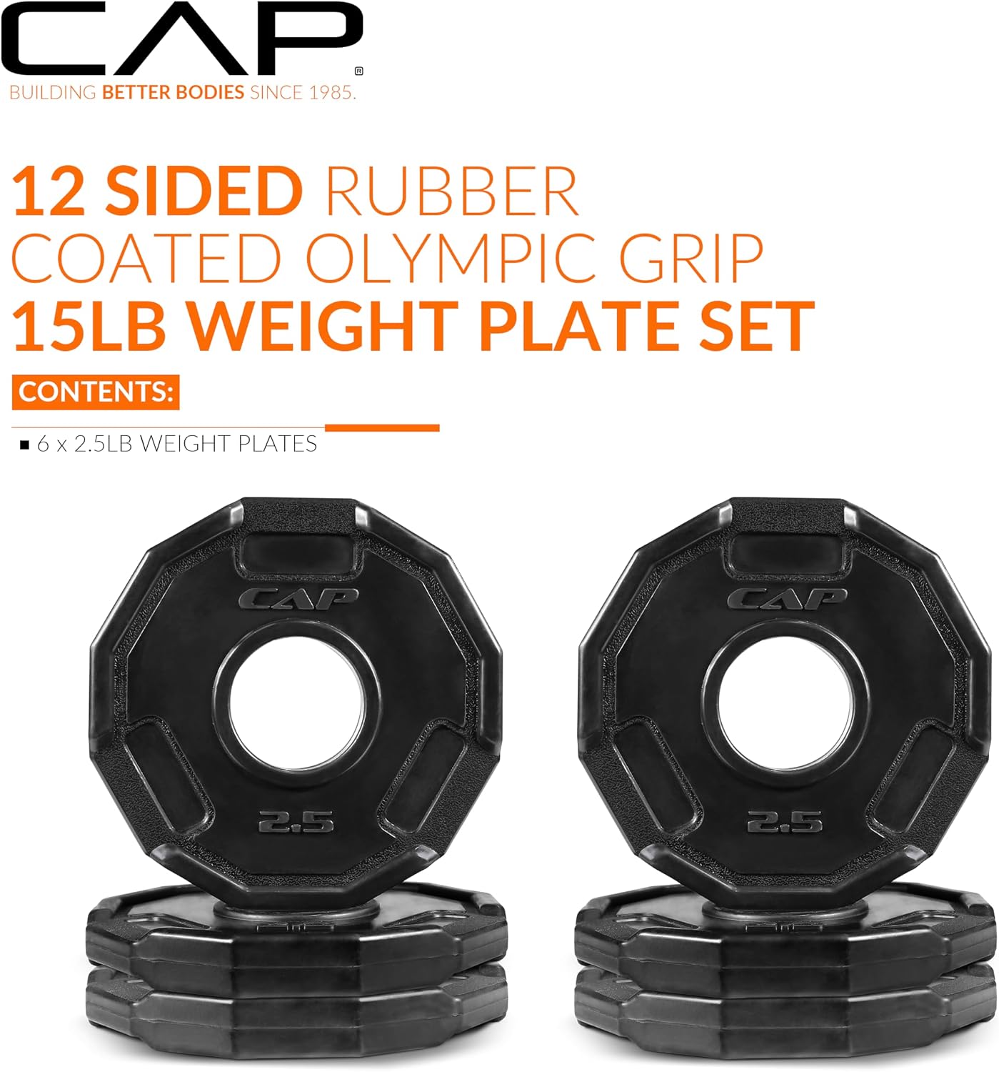CAP Barbell 2-Inch Olympic Weight Plate | Multiple Options