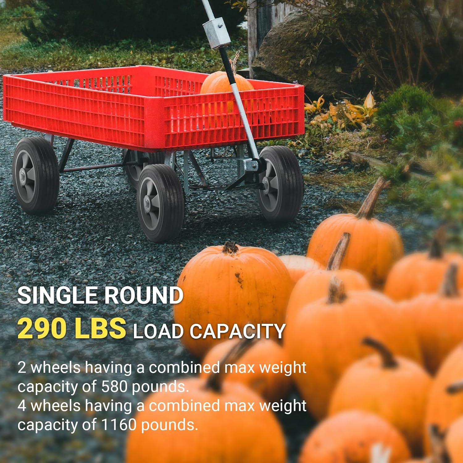 AR-PRO 2-Pack 8" x 2" Solid Run-Flat Replacement Tire with 5/8" Axle & 2" Offset Hub for Hand Trucks Wheelbarrows Dollies Trolleys – Heavy-Duty