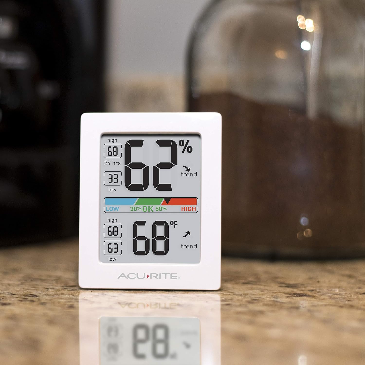 AcuRite Humidity Meter Hygrometer and Indoor Thermometer, Hygrometer
