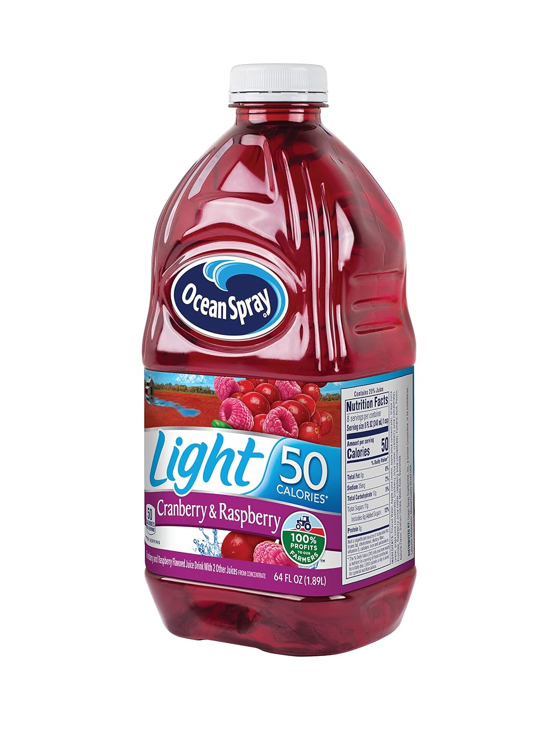 Ocean Spray® Cran50™ Cranberry Juice Drink, 64 Fl Oz Bottle (Pack of 1)