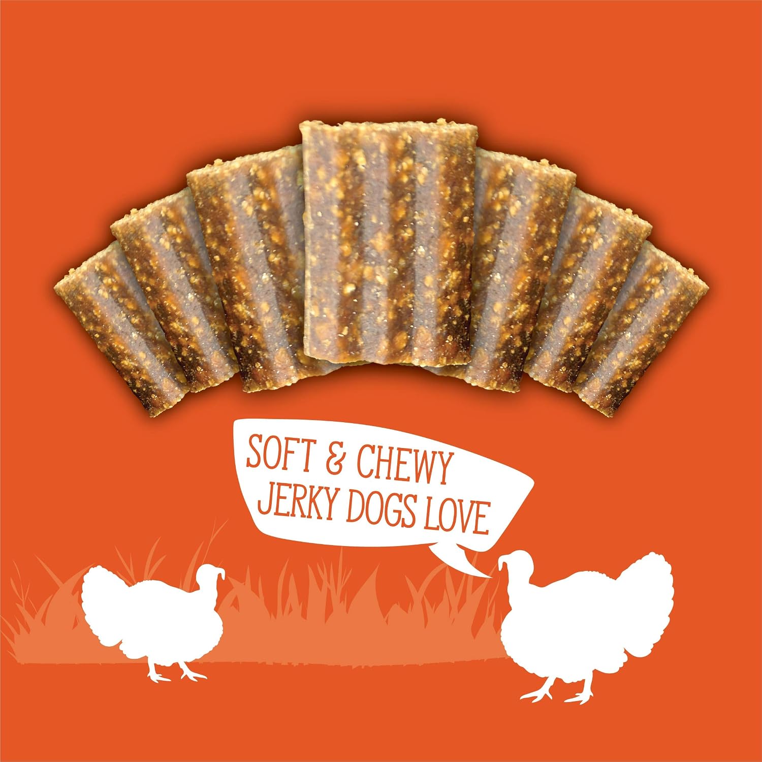 Evolve Grain Free Salmon and Sweet Potato Jerky Bites Dog Treats