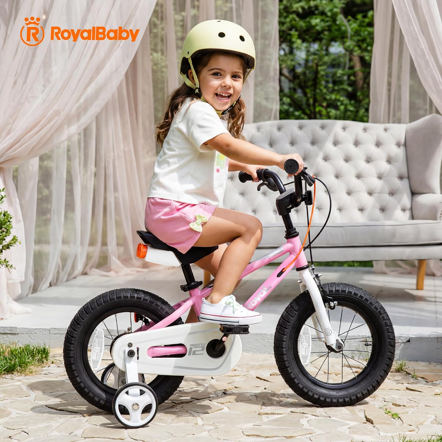 RoyalBaby Freestyle Kids Bike 12 14 16 18 20 Inch Bicycle for Boys Girls Ages 3-10 Years, Multiple Color Options