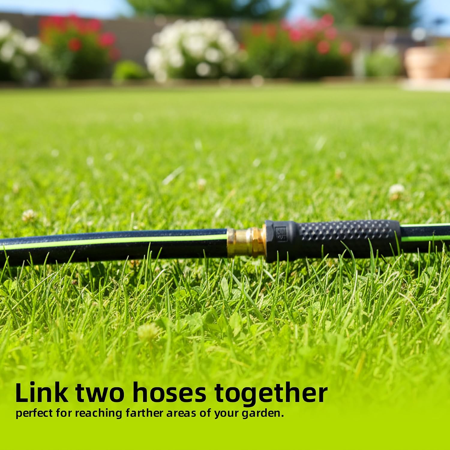 Worth Garden Hose 3/4 in. x 50 ft. - Heavy Duty Lightweight PVC Water Hose - Flexible, No Kink, Leakproof, Male to Female Fittings - 200PSI Work & 500PSI Burst, for Lawn, Gardening & Commercial Use