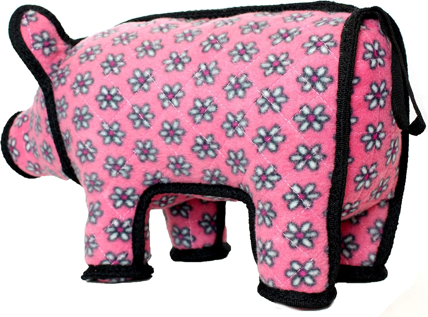 TUFFY® : Cow Dog Toy: Ultra Durable Plush Toy with Multiple Layers & Reinforced Seams, Washable and Floats, Original Construction