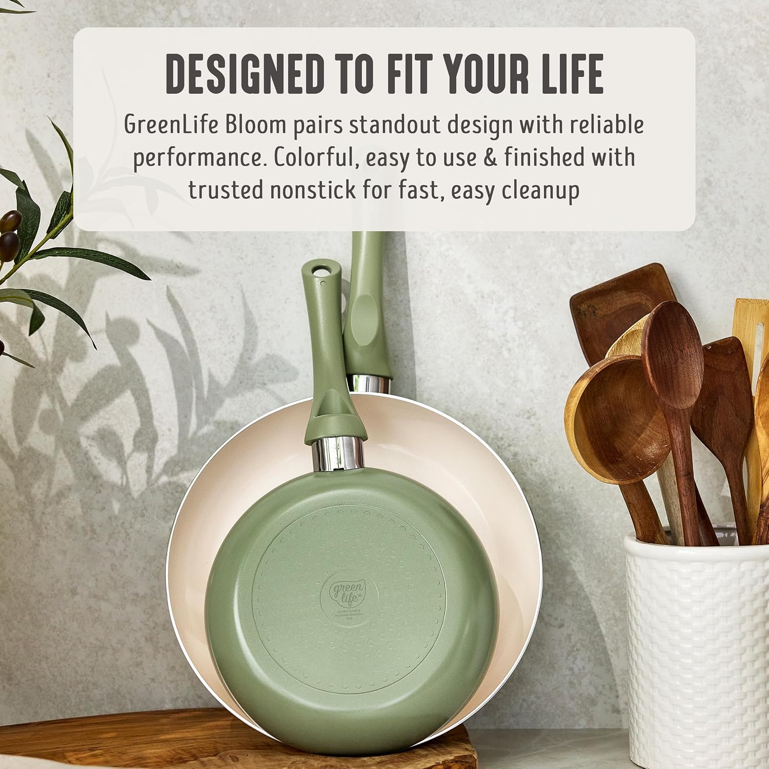 GreenLife 2 Piece (7” & 10”) Ceramic Nonstick Frying Pan Set, Turquoise | PFAS-Free Nonstick Coating, Family Skillet Set, Egg Pan, Omelet Pan, Stay-Cool Handles, Dishwasher & Oven Safe up to 350F