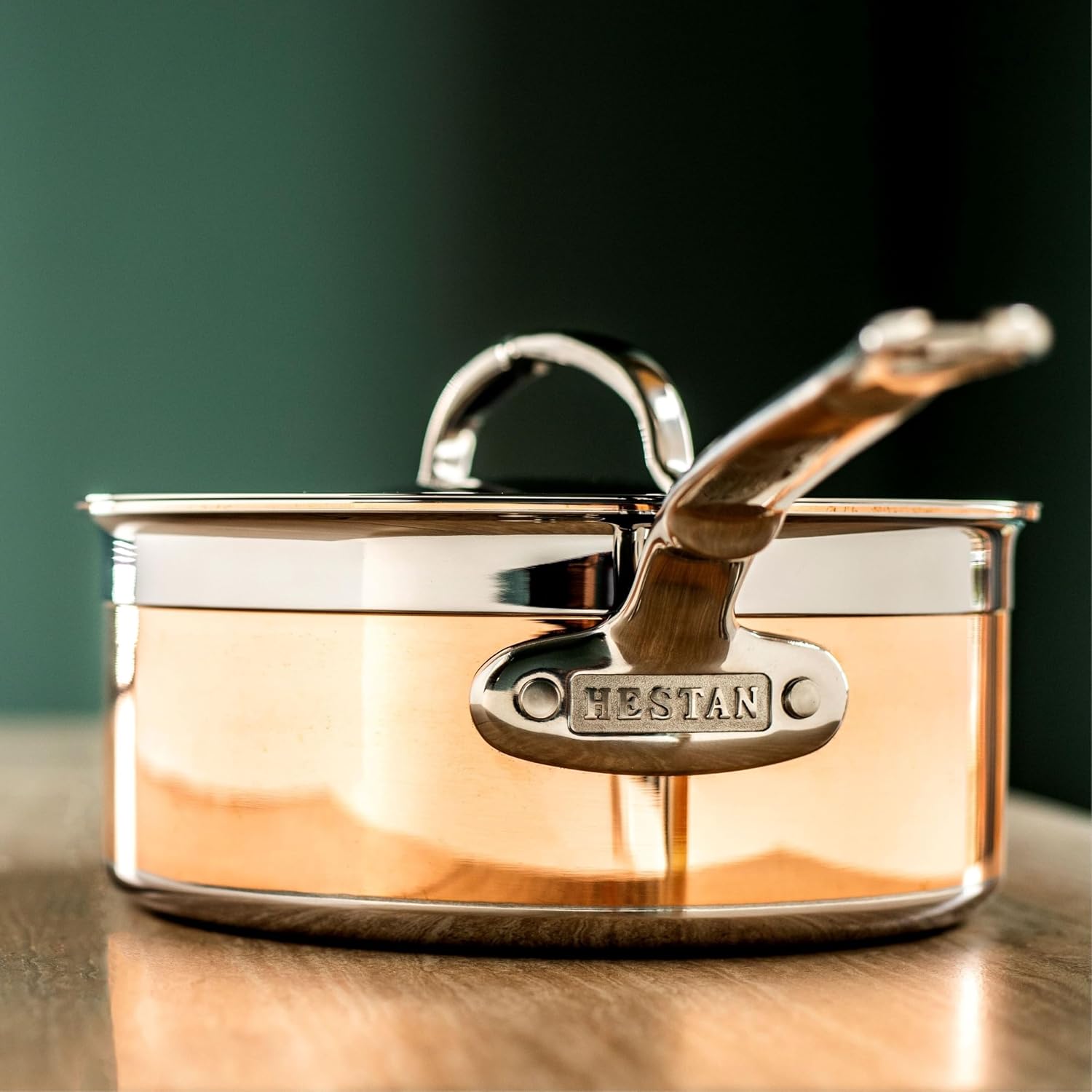 Hestan - CopperBond Collection - 100% Pure Copper Frying Pan, Induction Cooktop Compatible, 8.5-Inch