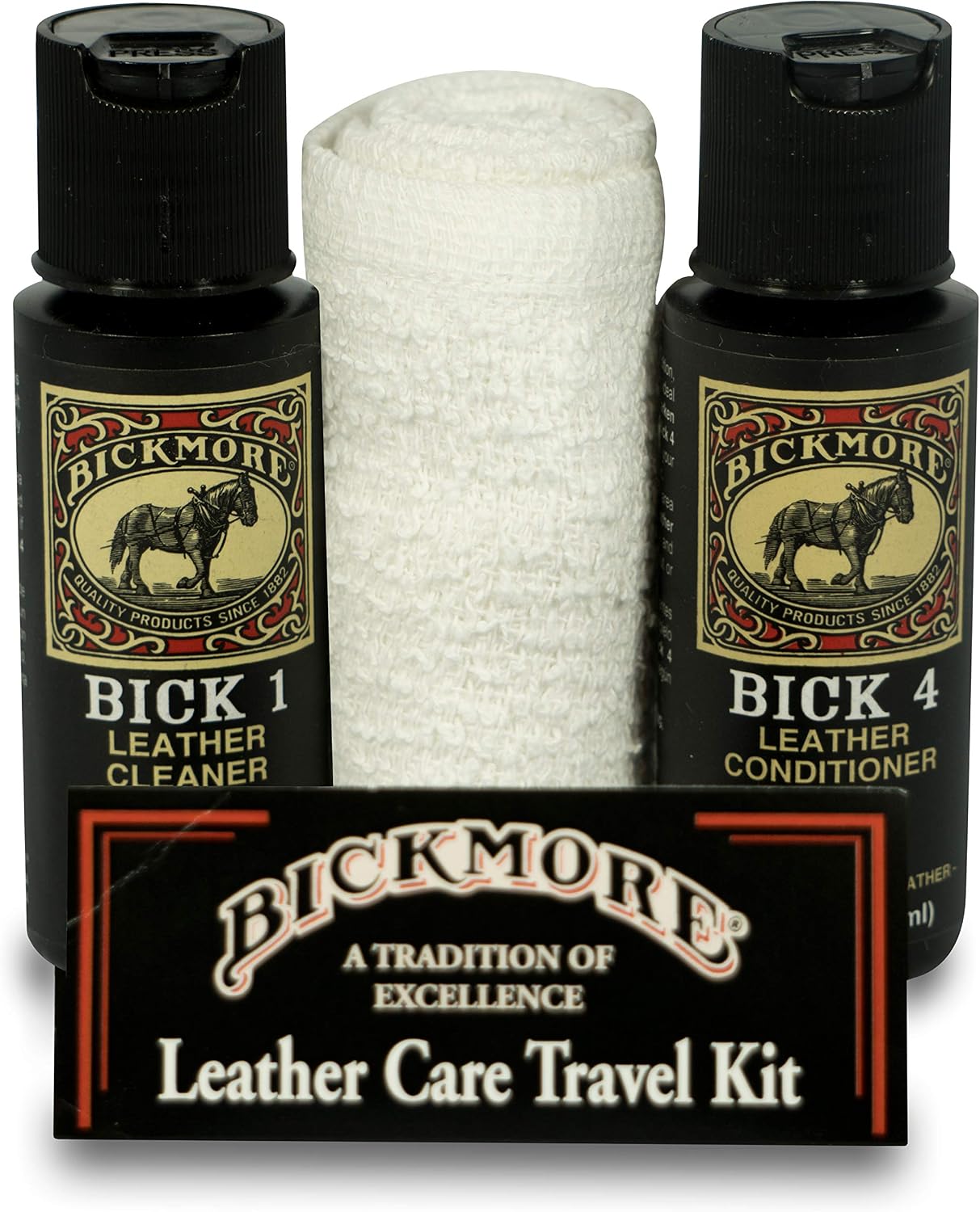Bickmore Leather Shoe & Boot Travel Care Kit- Repairs, Polishes and Shines Leather Goods On The Run