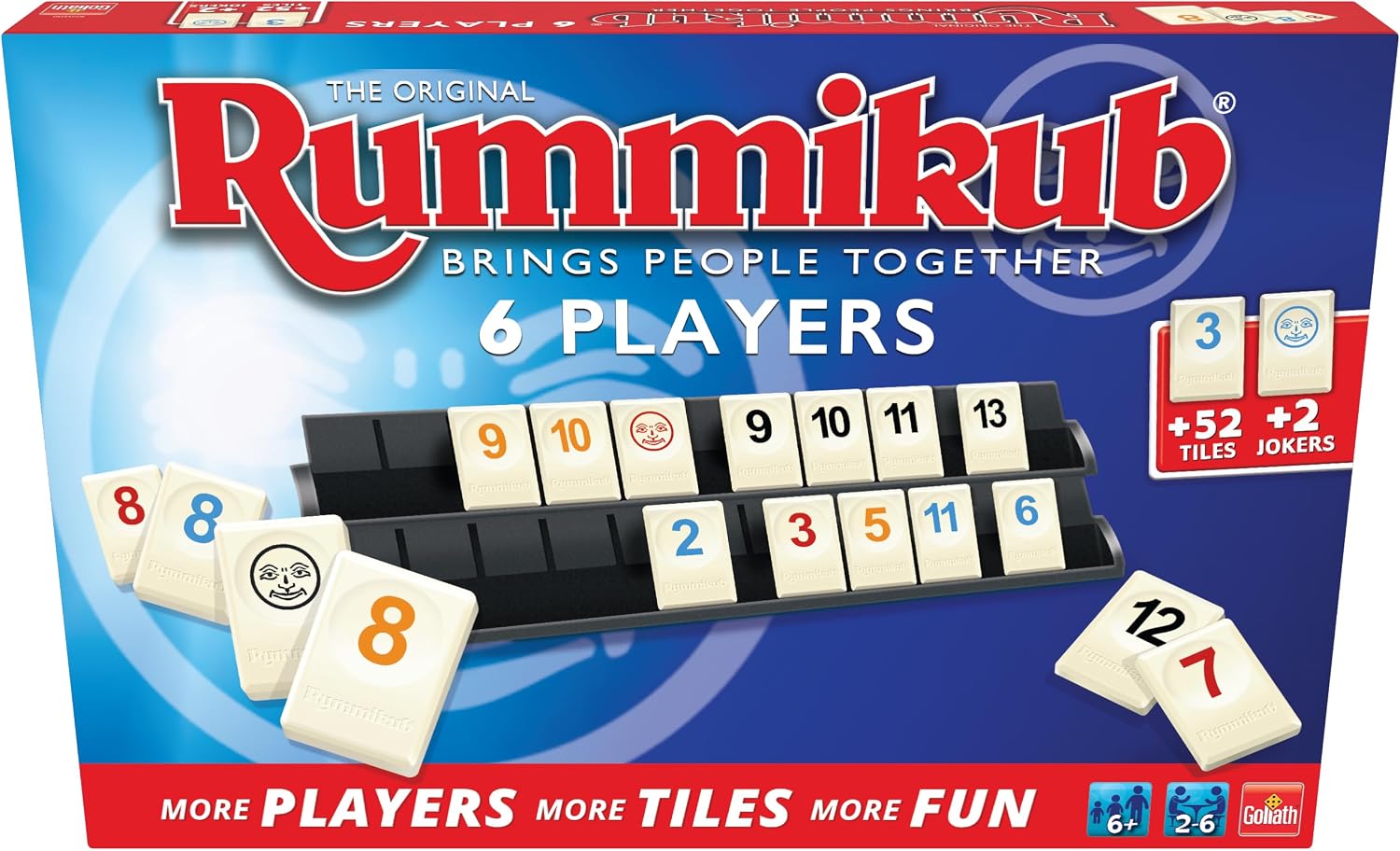 Rummikub Original 6 Players, Multi-Colour (Goliath 50412)