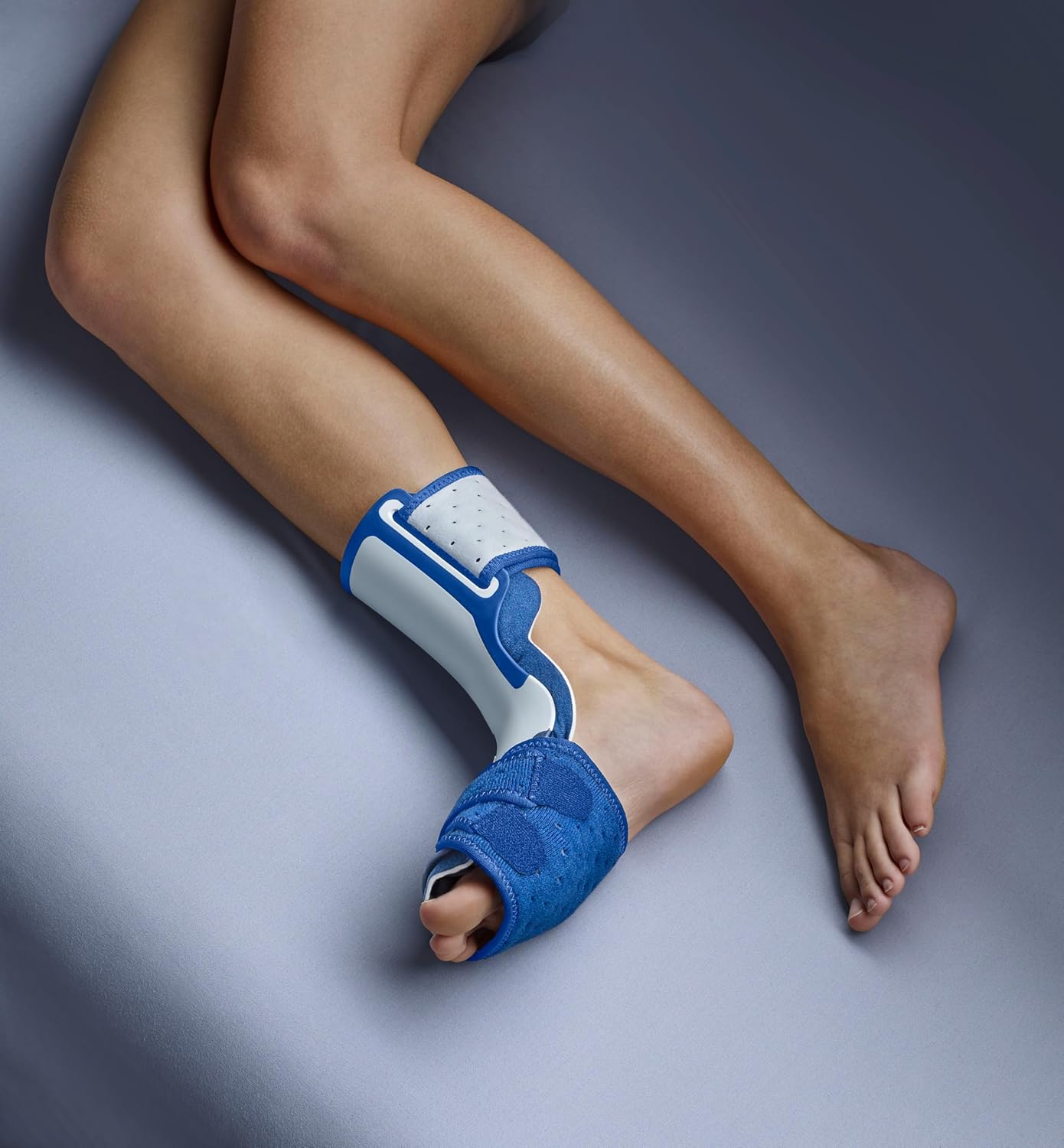 ACE Plantar Fasciitis Sleep Support, Helps Relieve Symptoms of Plantar Fasciitis, One Size Fits Most, Blue
